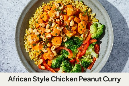 African Style Chicken Peanut Curry