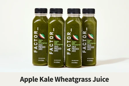 Apple Kale Wheatgrass Juice