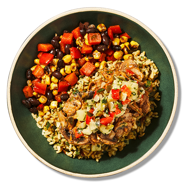 Al Pastor Style Mushroom Bowl
