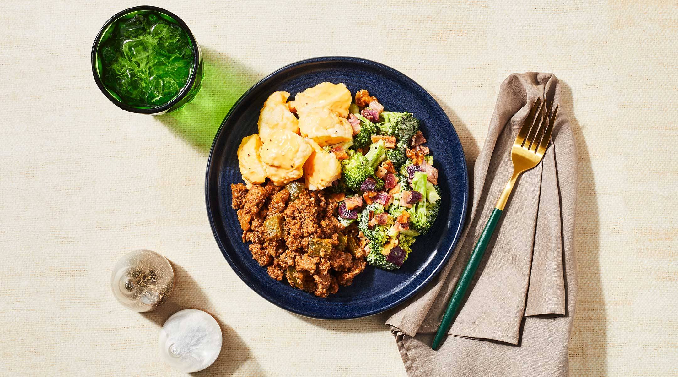 BBQ Ground Beef Plate