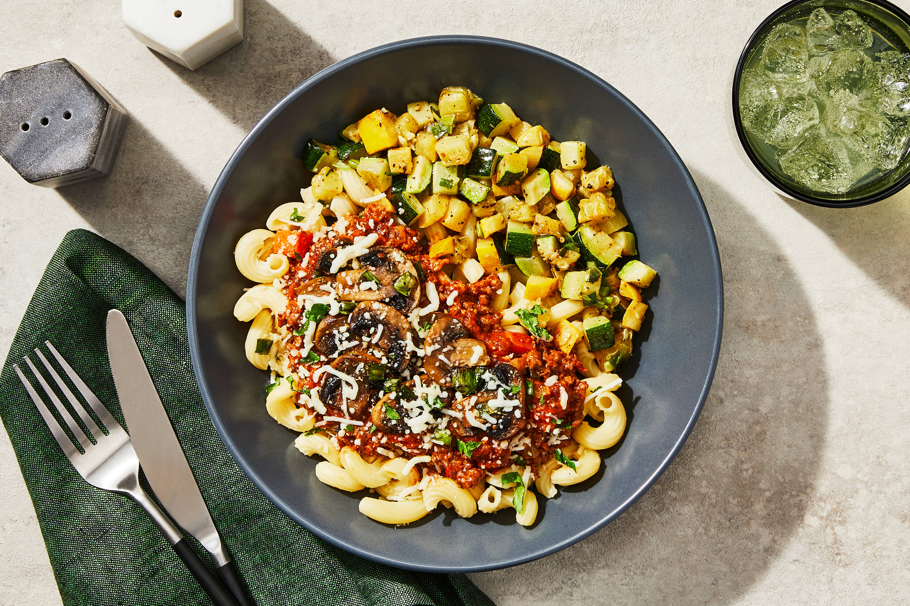 Beef & Mushroom Bolognese Cavatappi