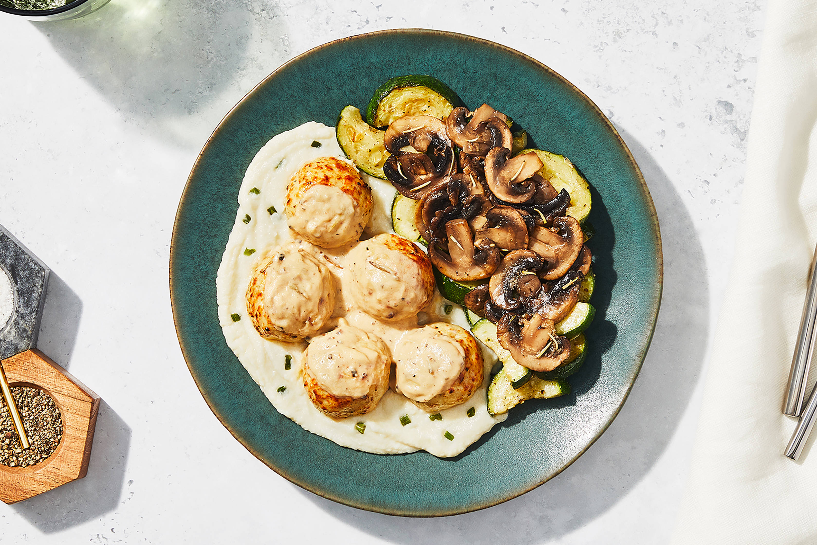 Black Pepper & Rosemary Turkey Meatballs