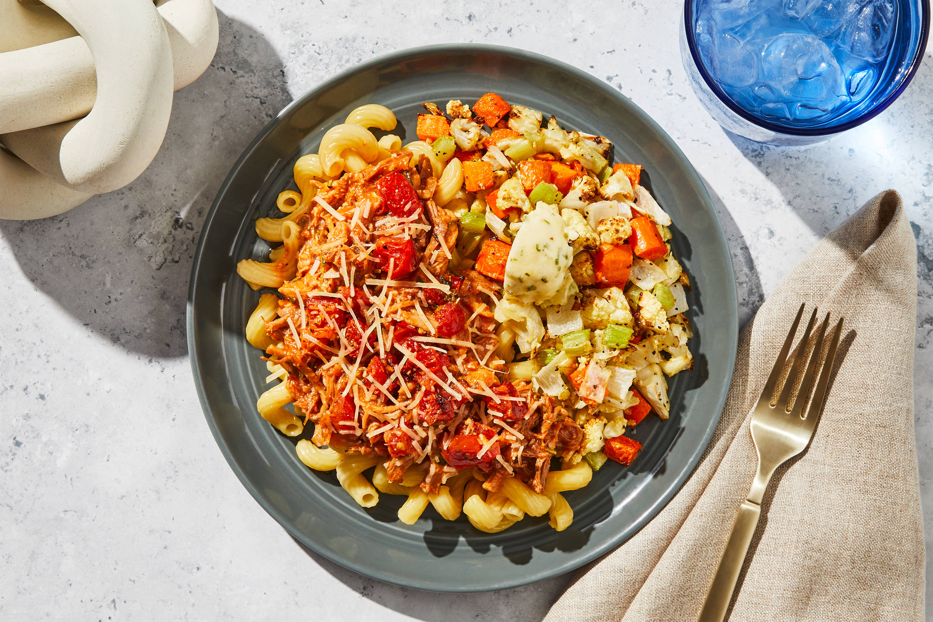 Braised Italian Pork Ragù Cavatappi