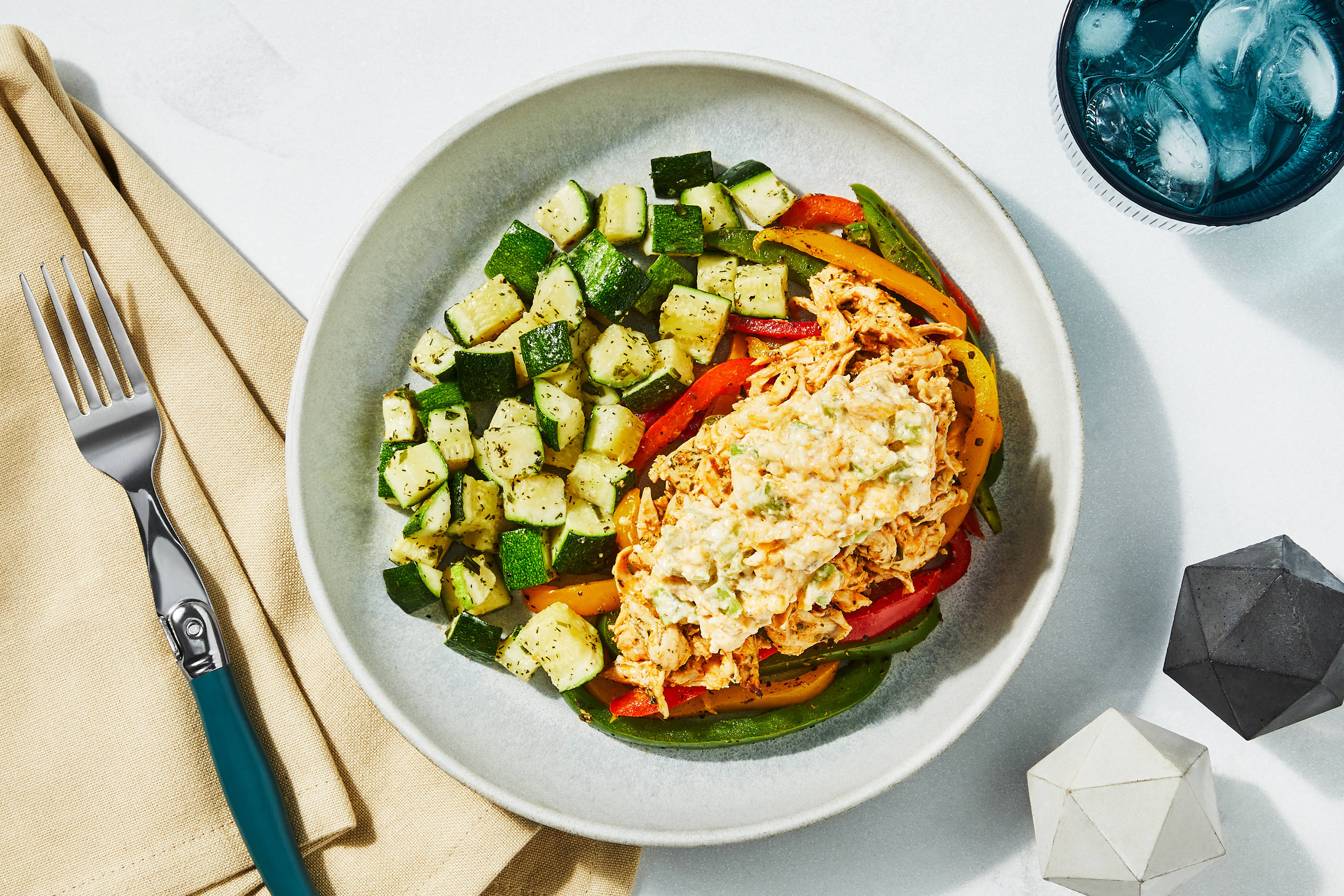 Buffalo & Bleu Cheese Shredded Chicken