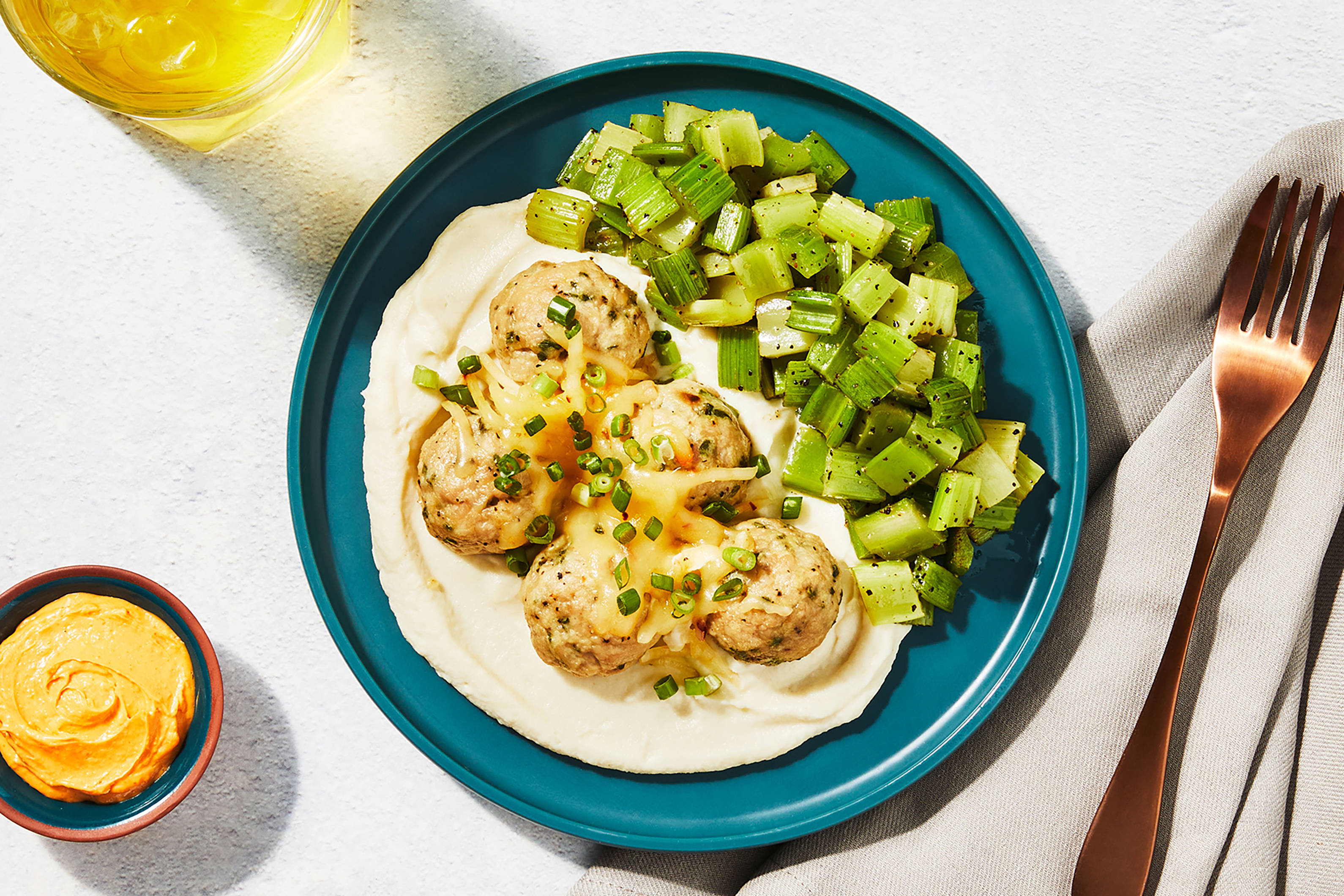 Buffalo Chicken Meatballs
