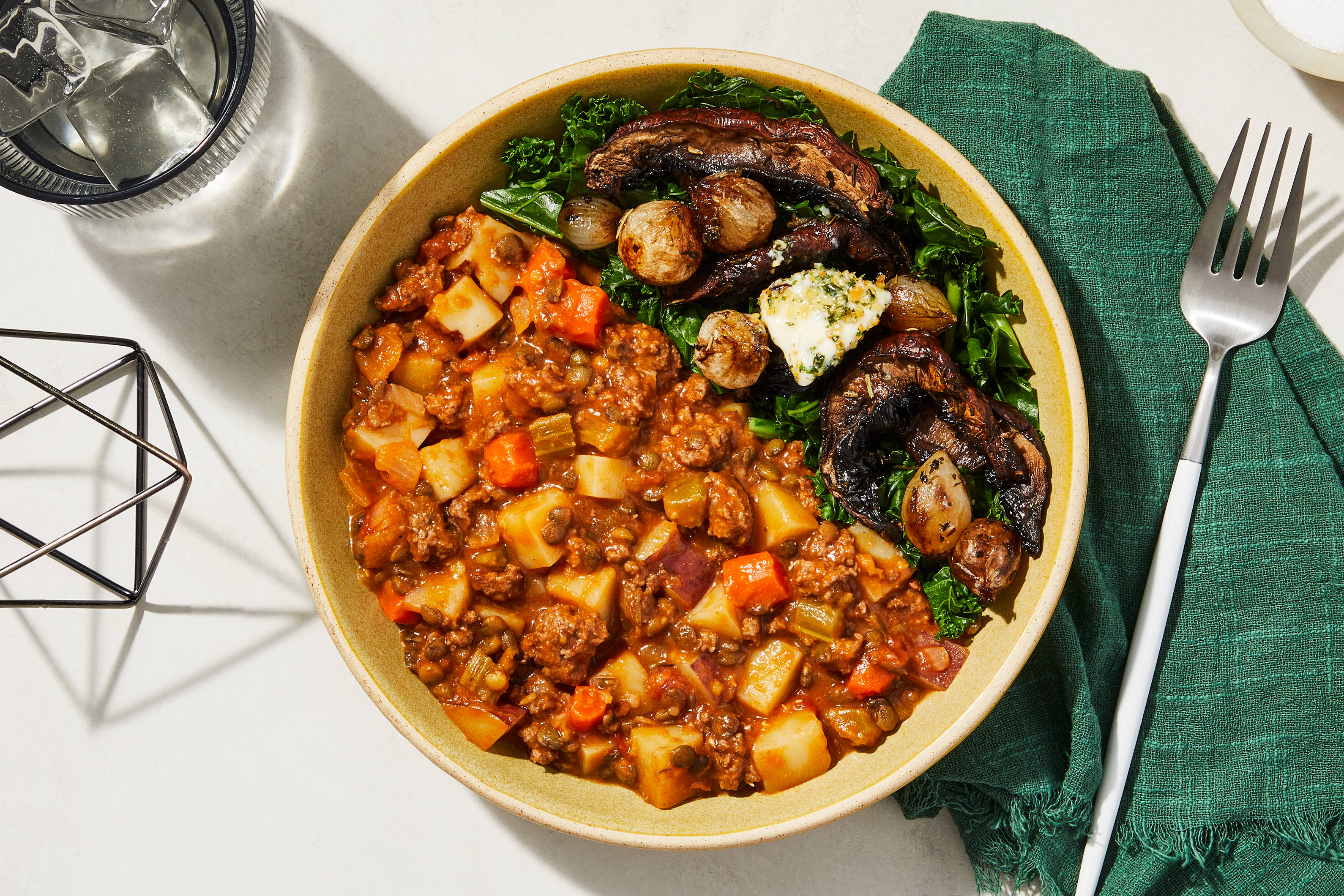 Cabernet Beef & Lentil Stew