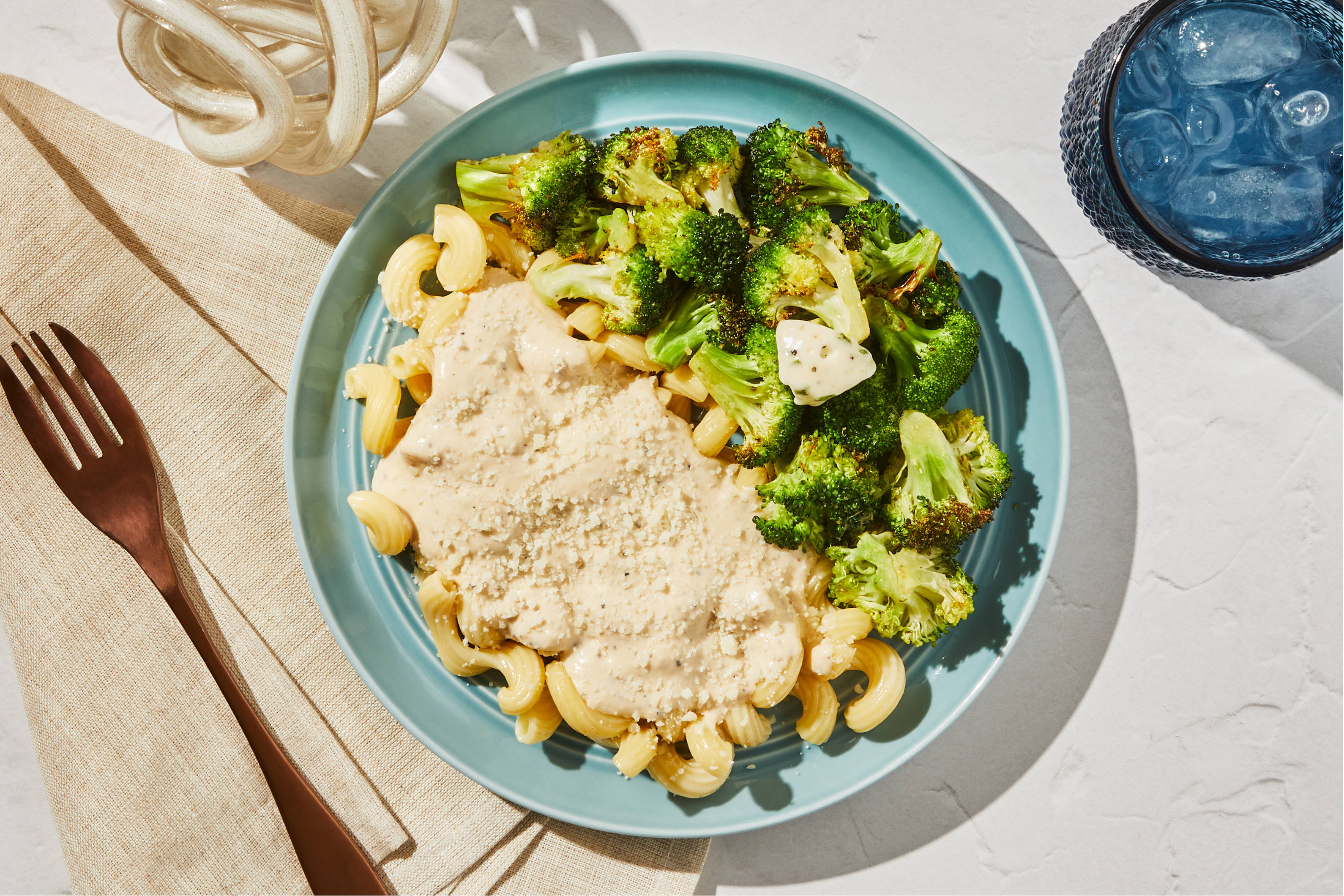 Cacio e Pepe + Roasted Chicken