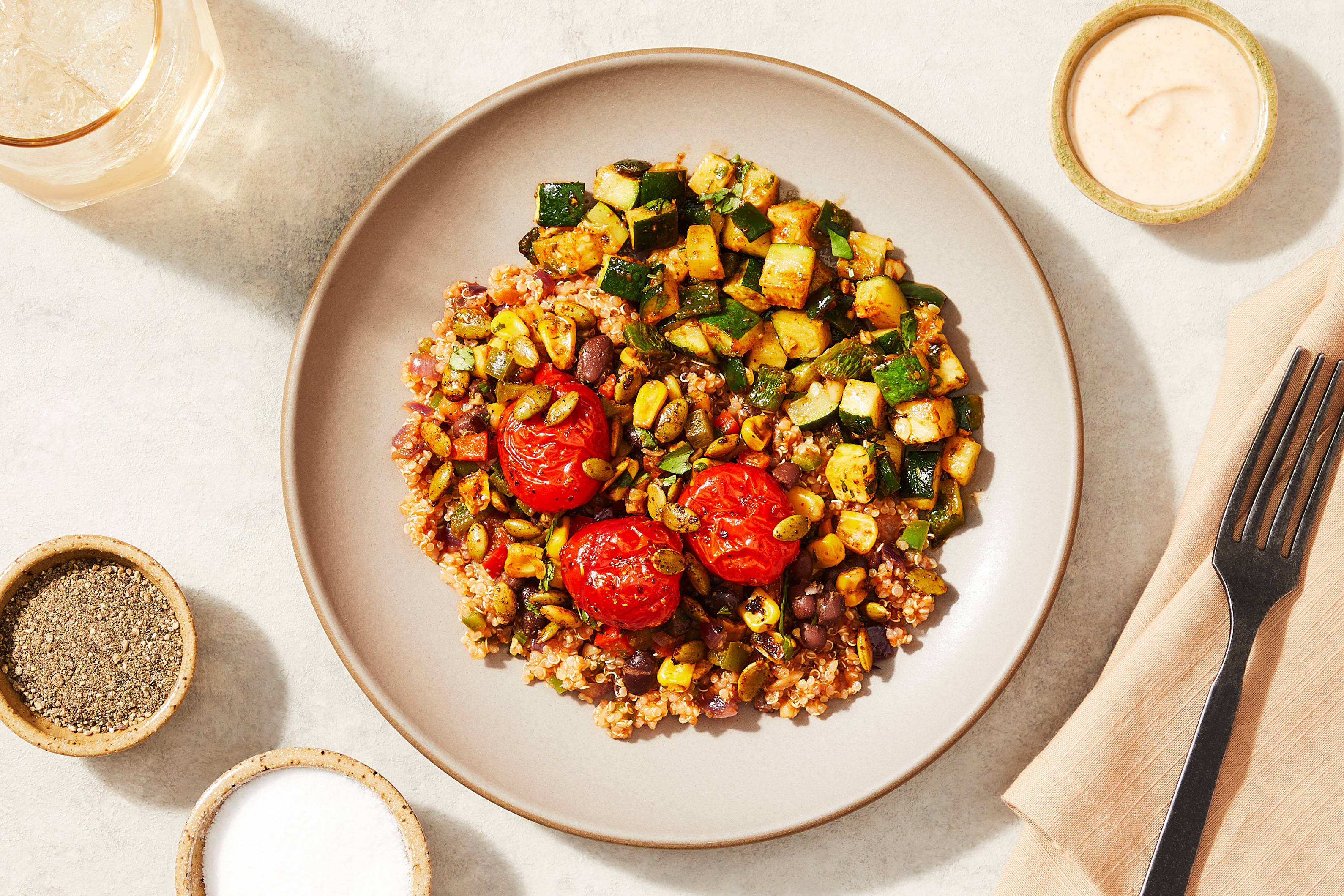 Charred Corn & Quinoa Bowl