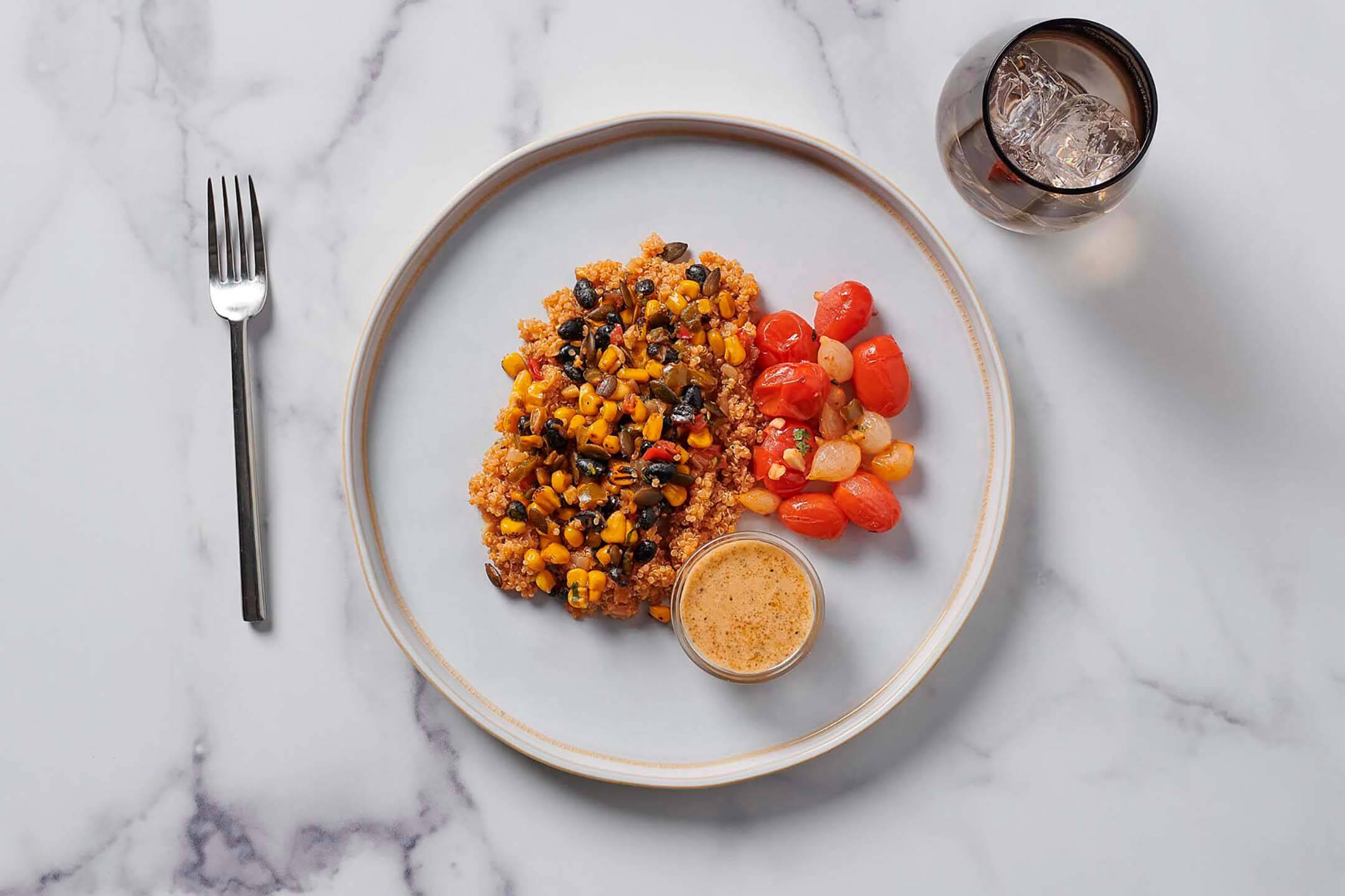 Charred Corn Elote Bowl