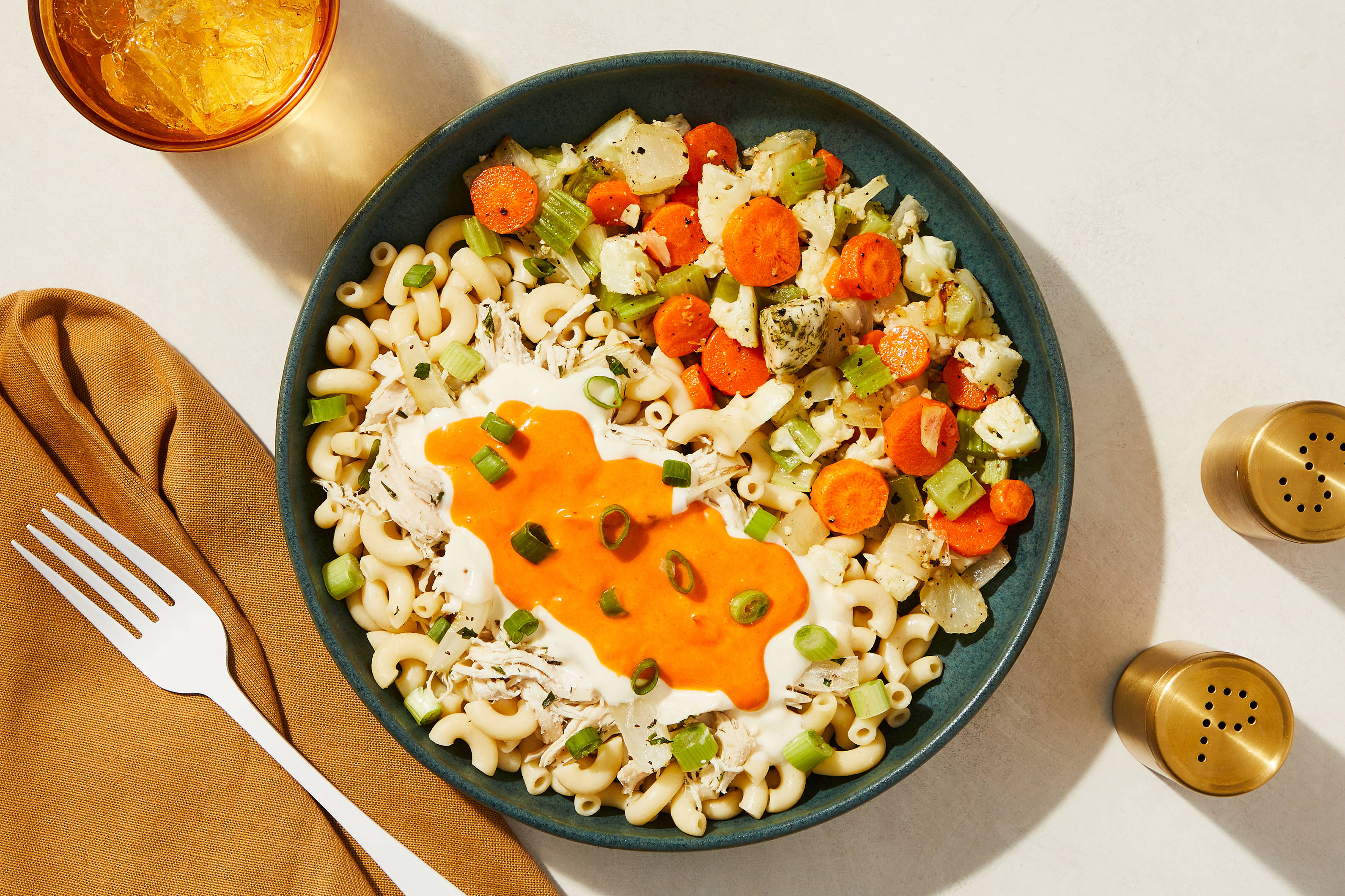 Cheesy Buffalo Chicken Mac