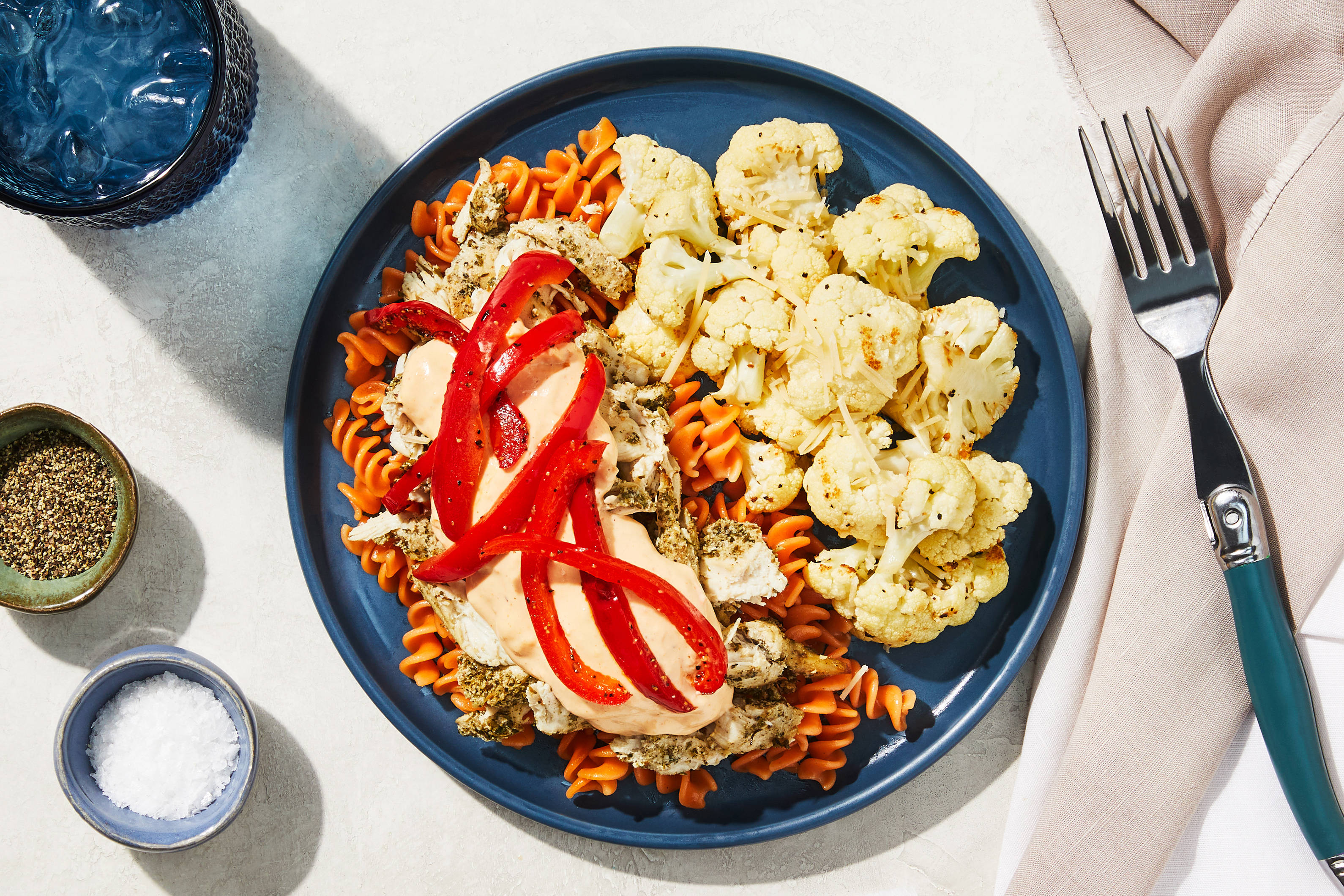 Cheesy Pimento Chicken Pasta