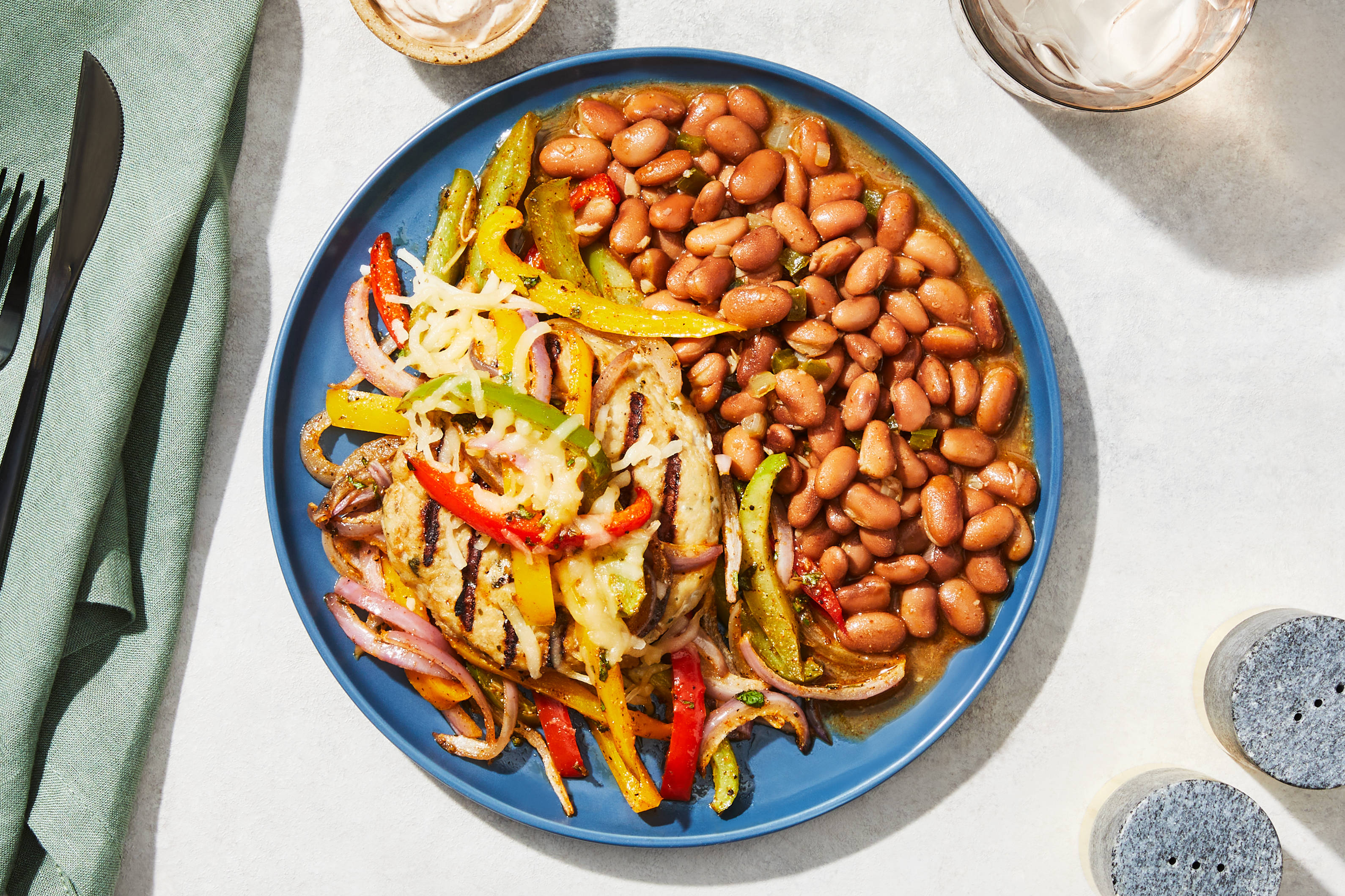 Chicken Fajita Burger