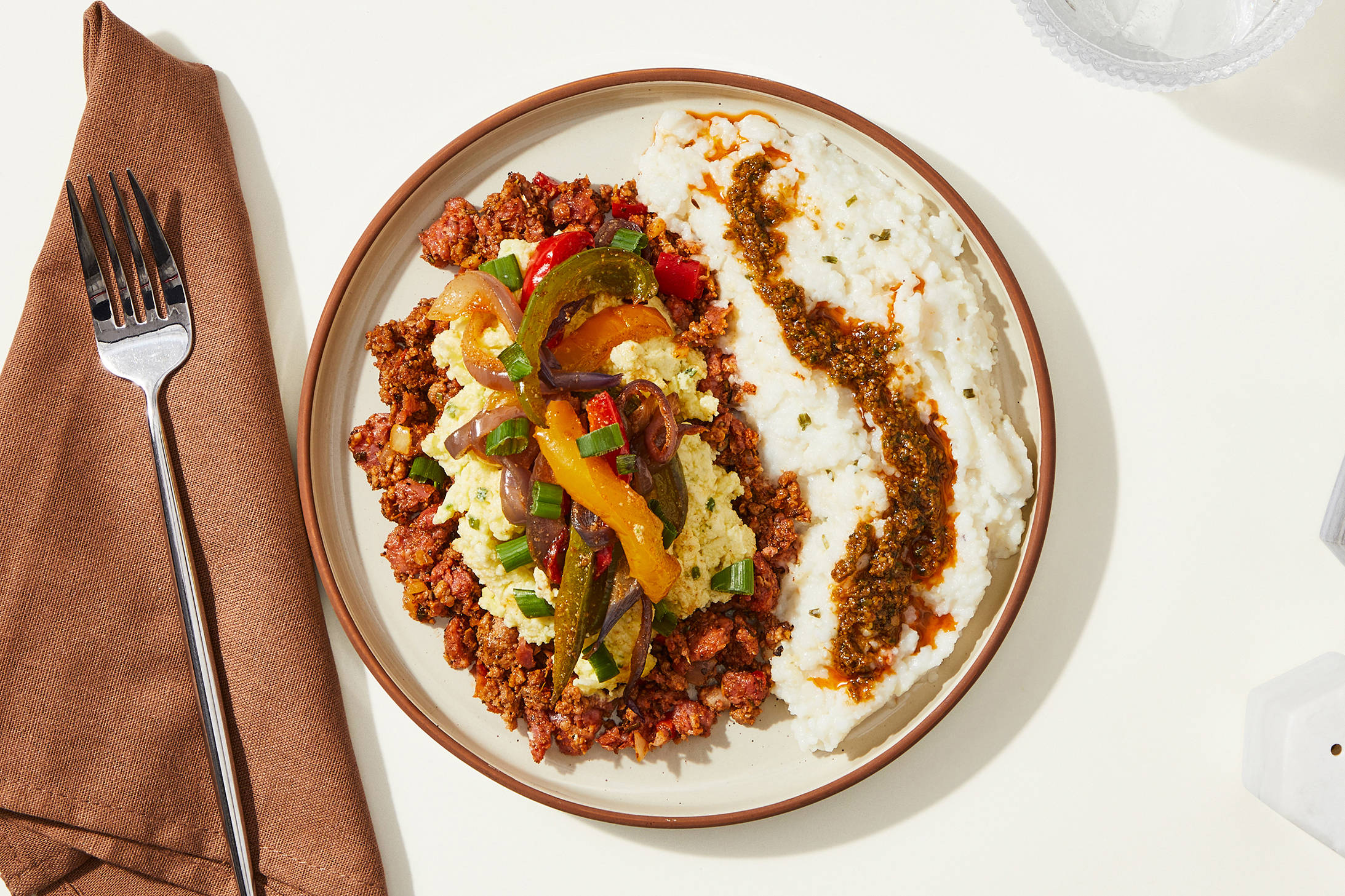 Chorizo & Chive Scrambled Eggs