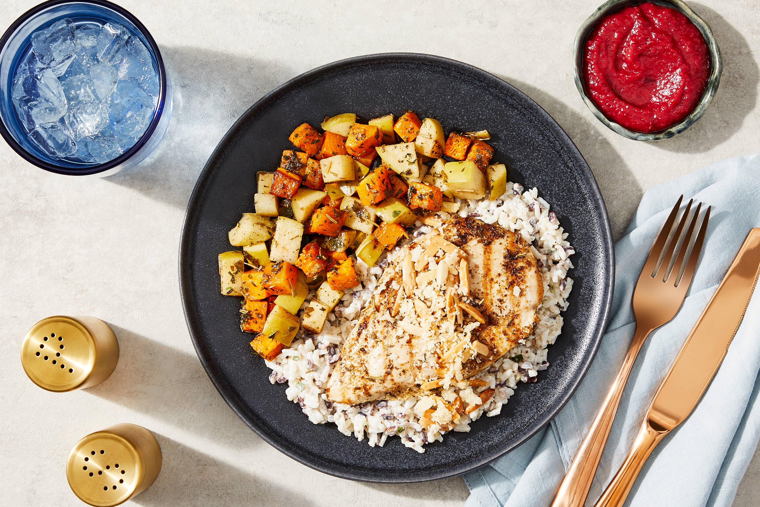 Cran-Apple Chicken Breast & Creamy Wild Rice