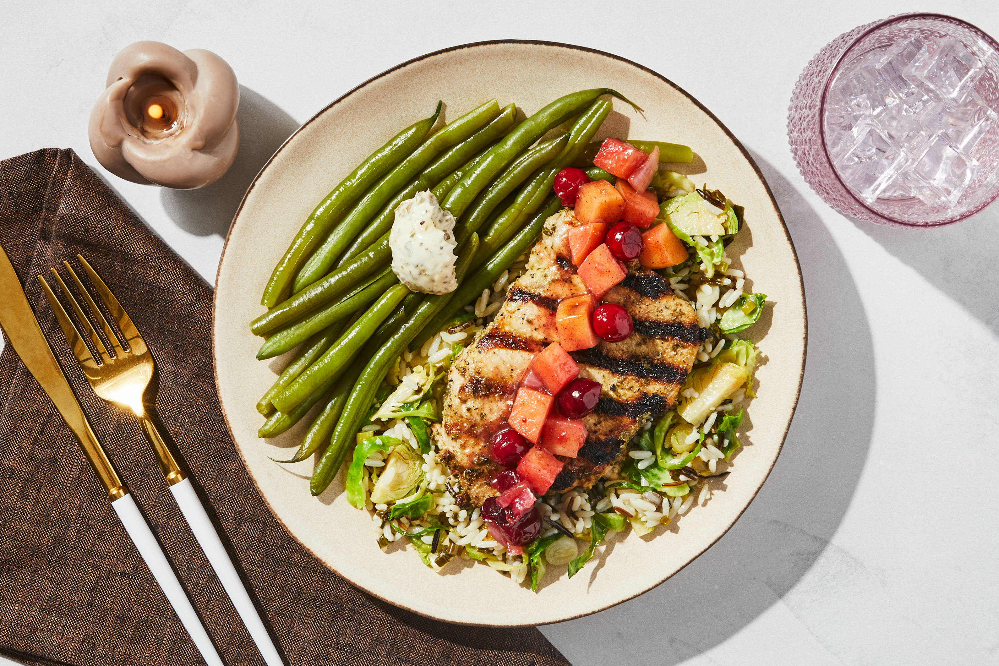 Cranberry-Apple Pork Chop