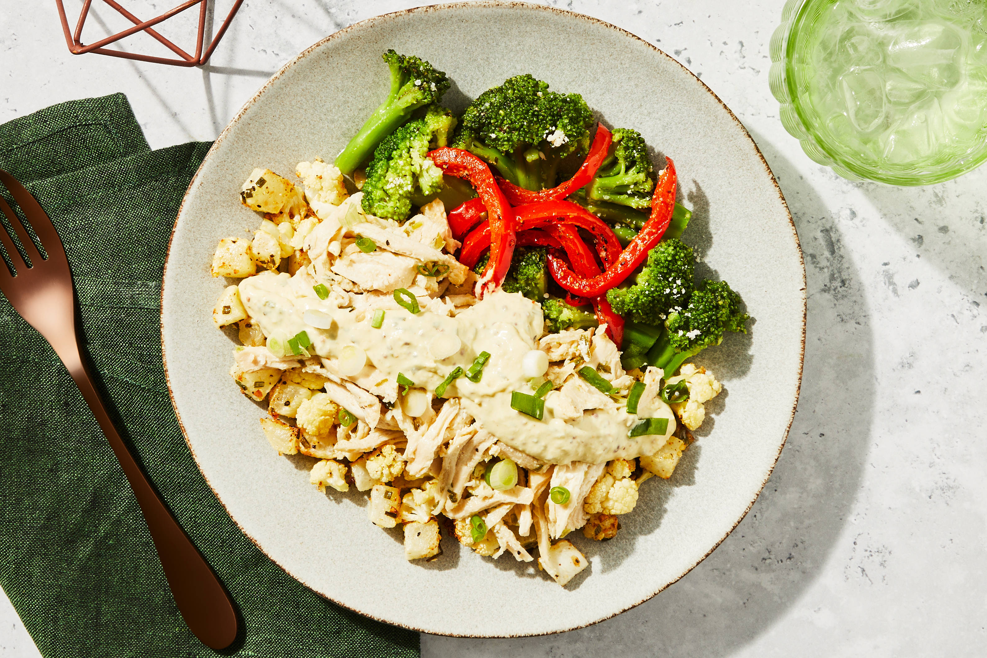 Creamy Dijon Shredded Chicken