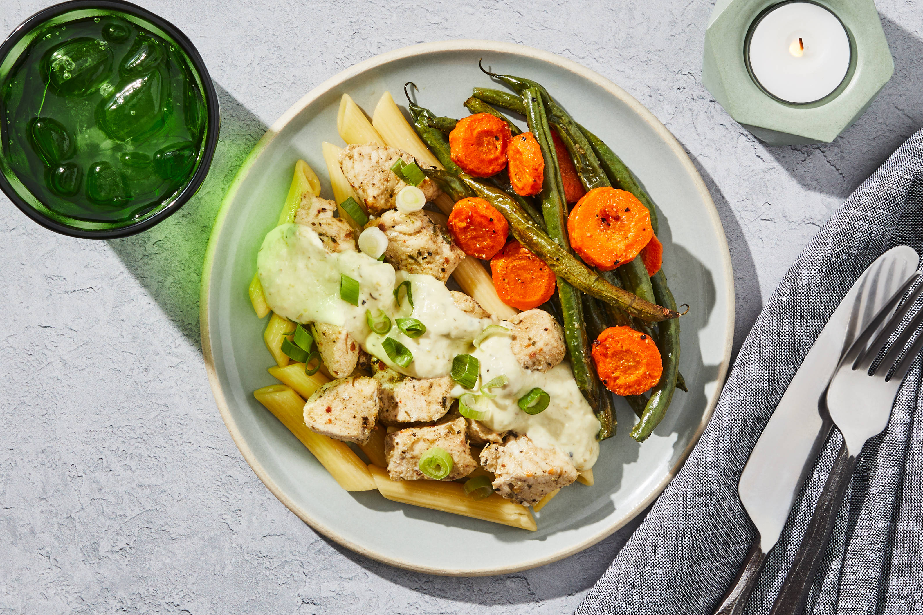 Creamy Herbed Chicken Penne