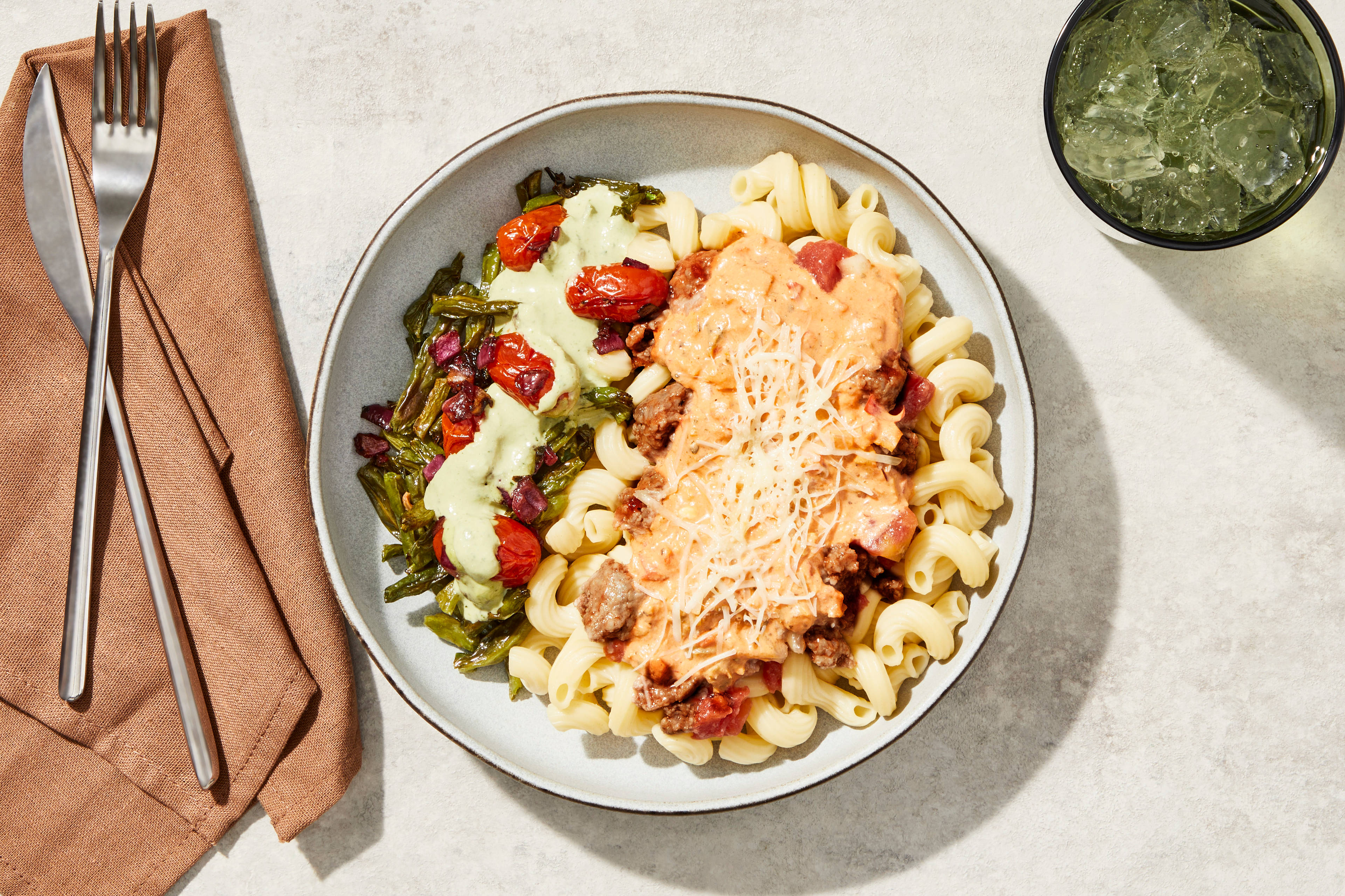 Creamy Italian Sausage Ragú Cavatappi