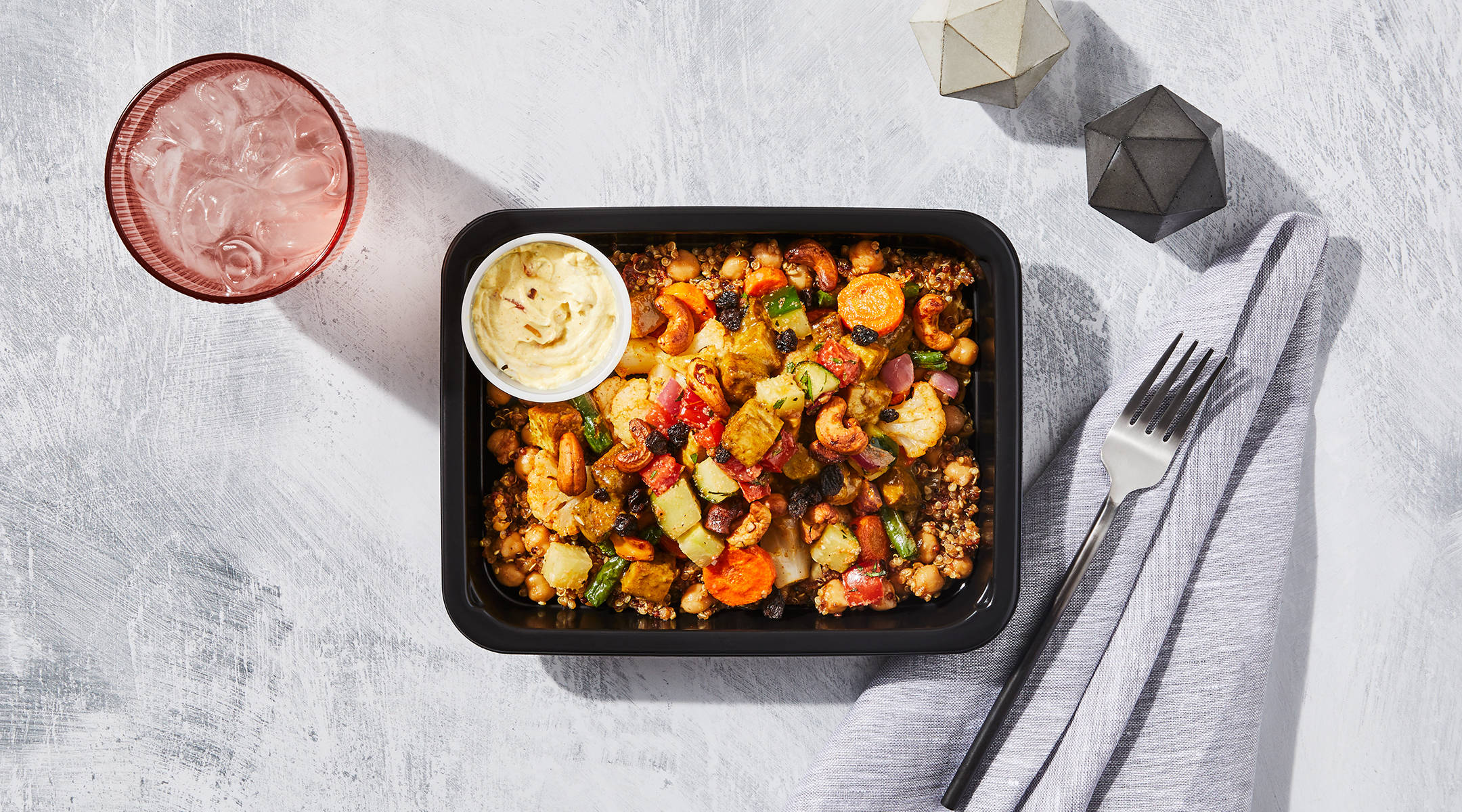 Curried Tofu & Quinoa Bowl