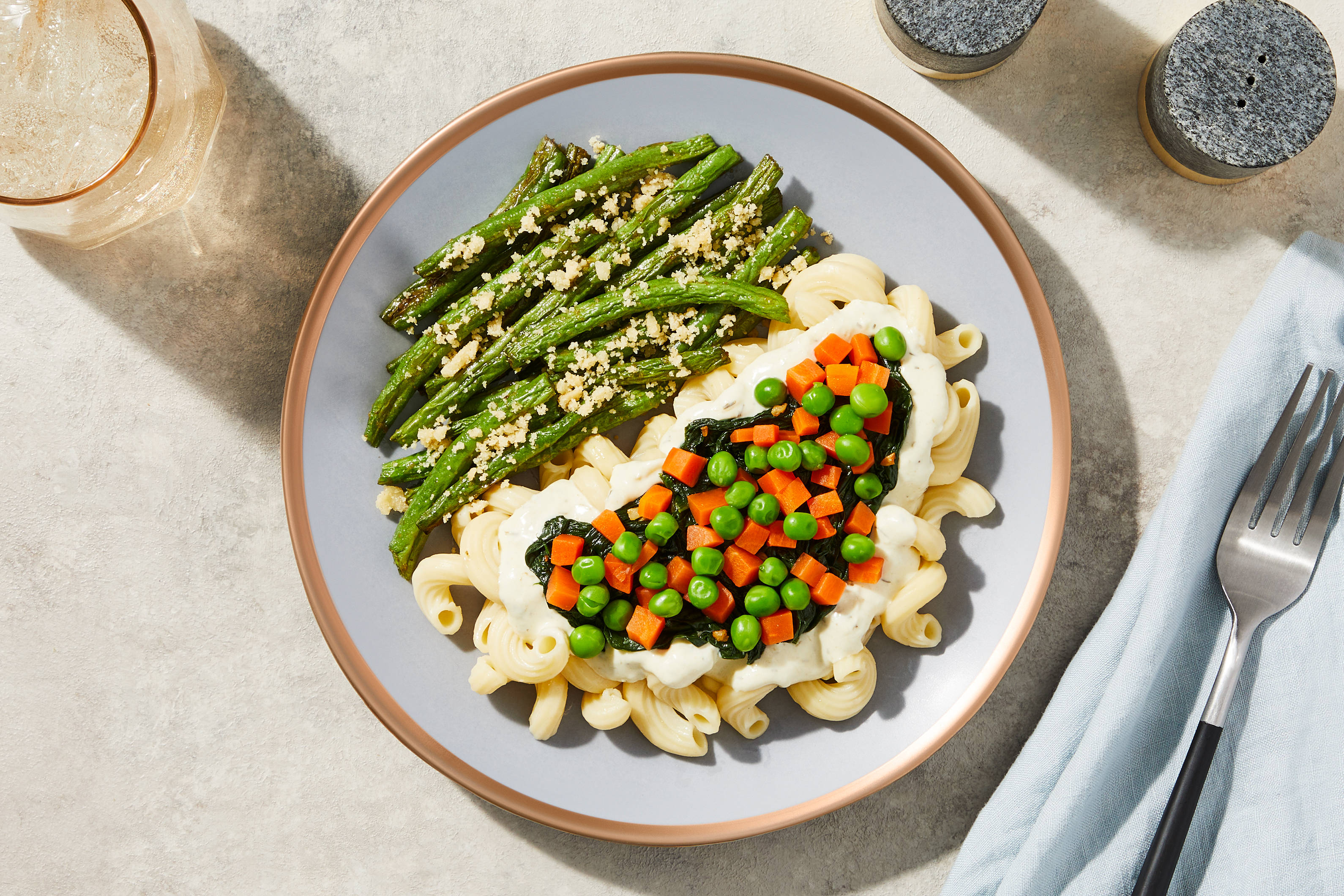 Dill Cream Pasta Primavera