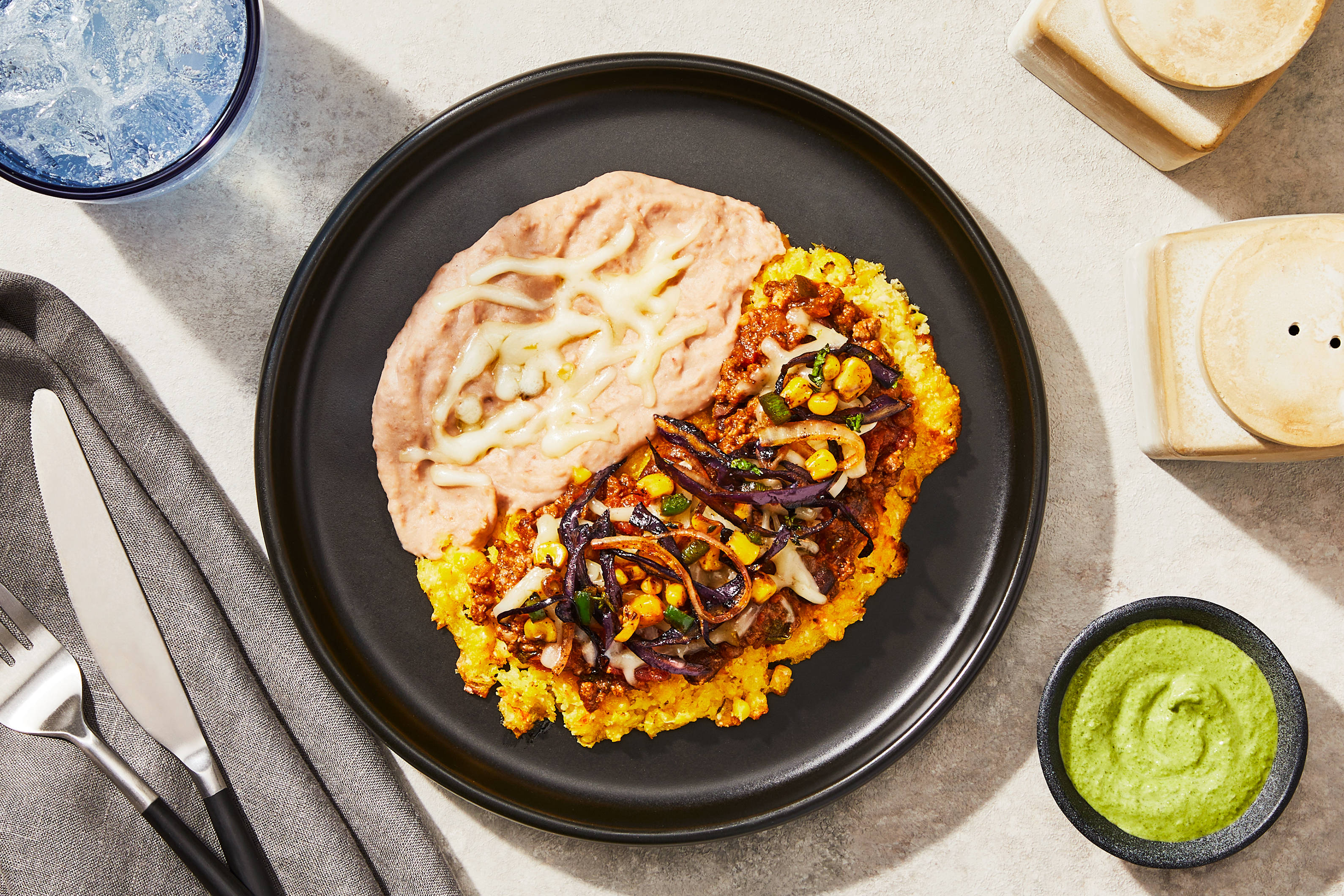 El Salvadoran Beef & Corn Masa Cake