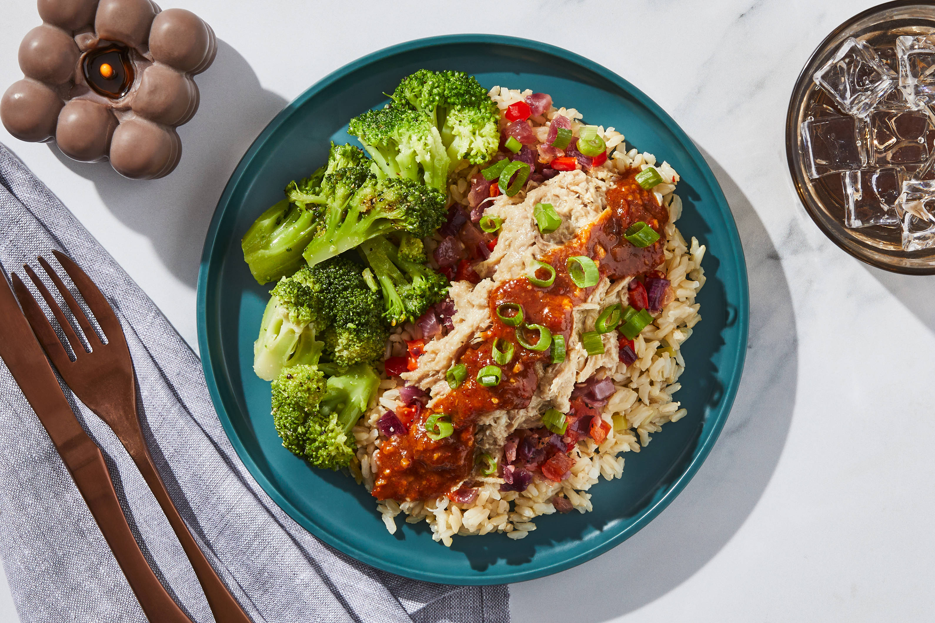 Fiery Korean-Style Pork & Ginger Rice