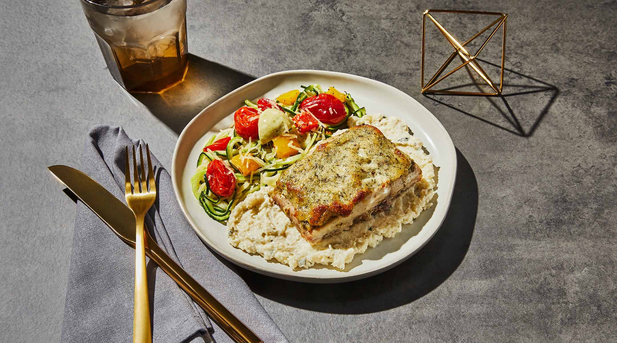 Garlic & Chive Crusted Mahi Mahi