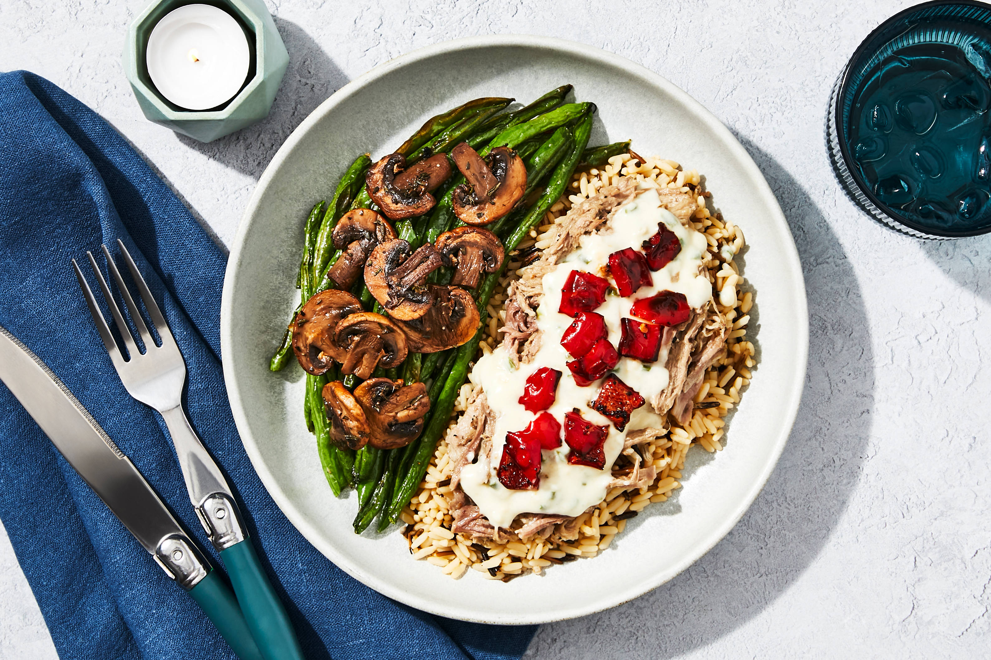 Garlic Cream Shredded Pork