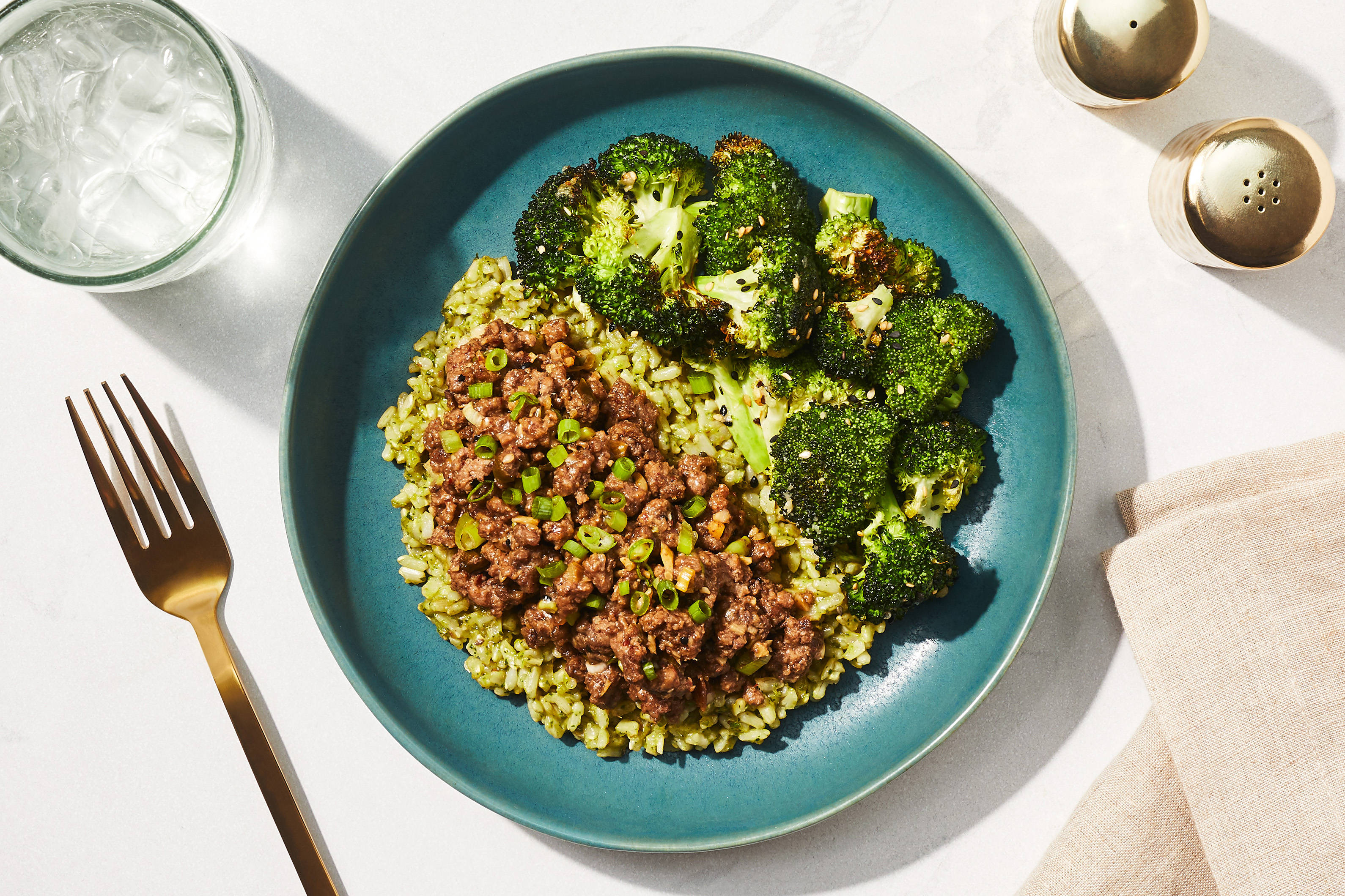 Ginger Beef & Broccoli Bowl