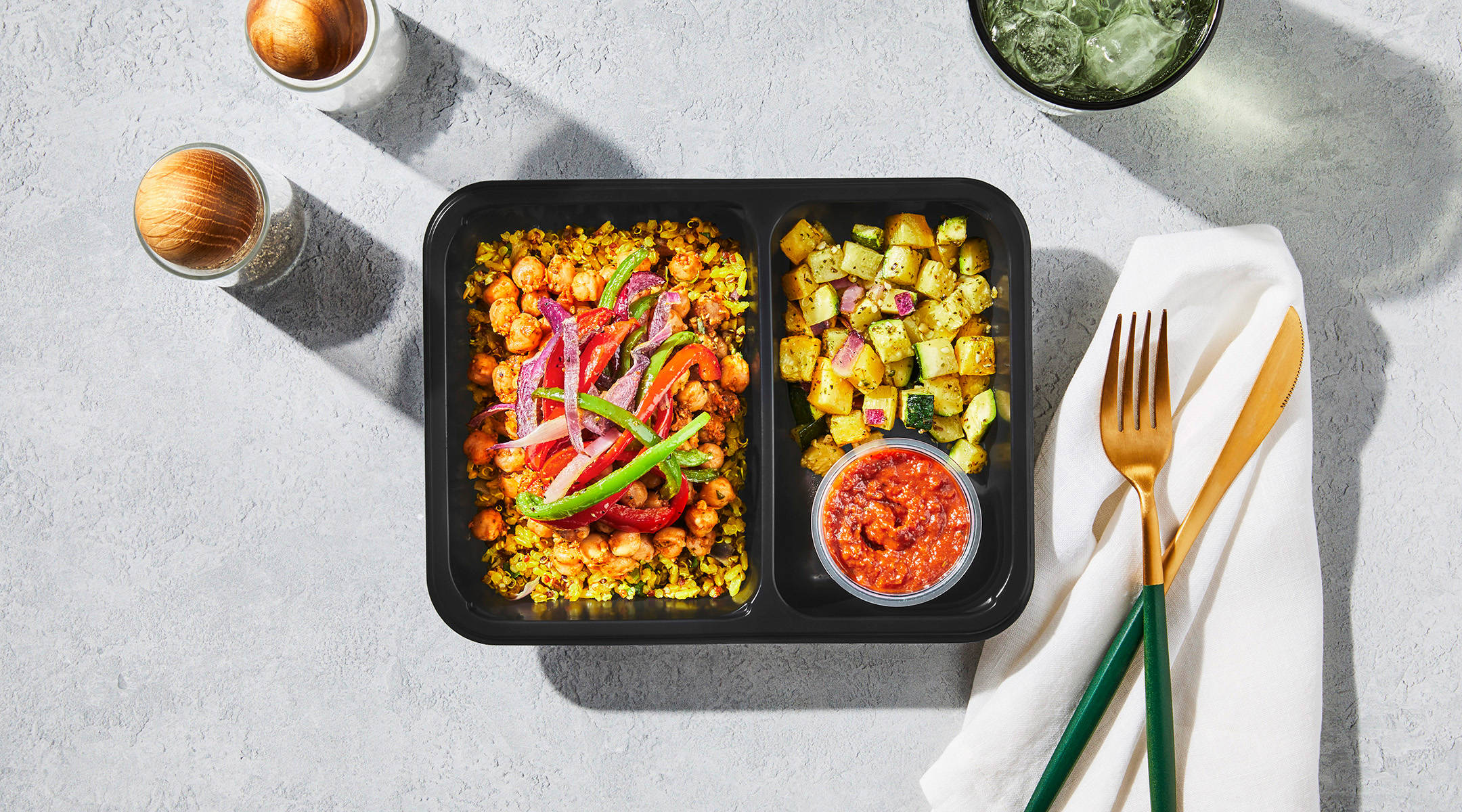Italian Chickpea Bowl