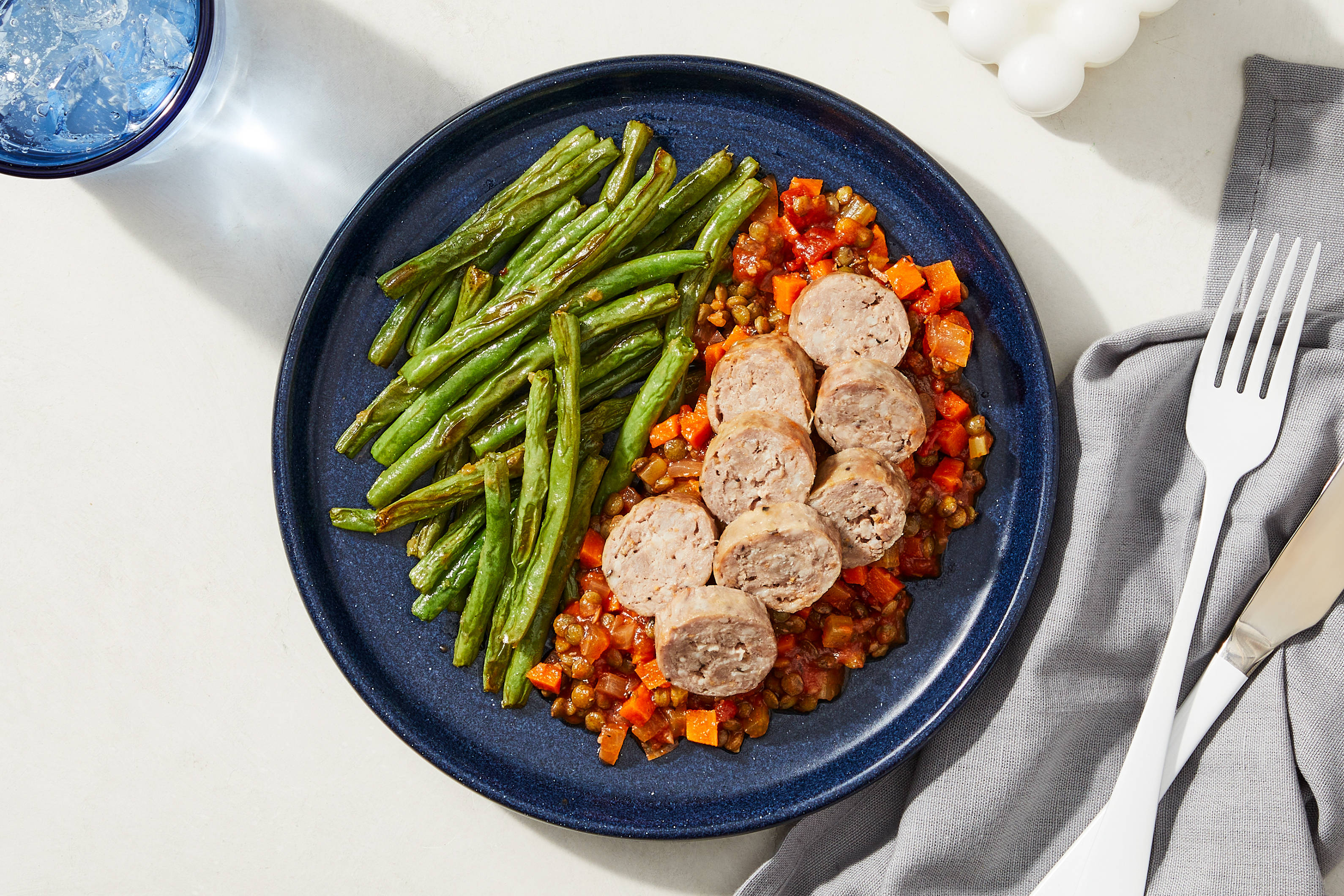Italian Sausage & Lentils