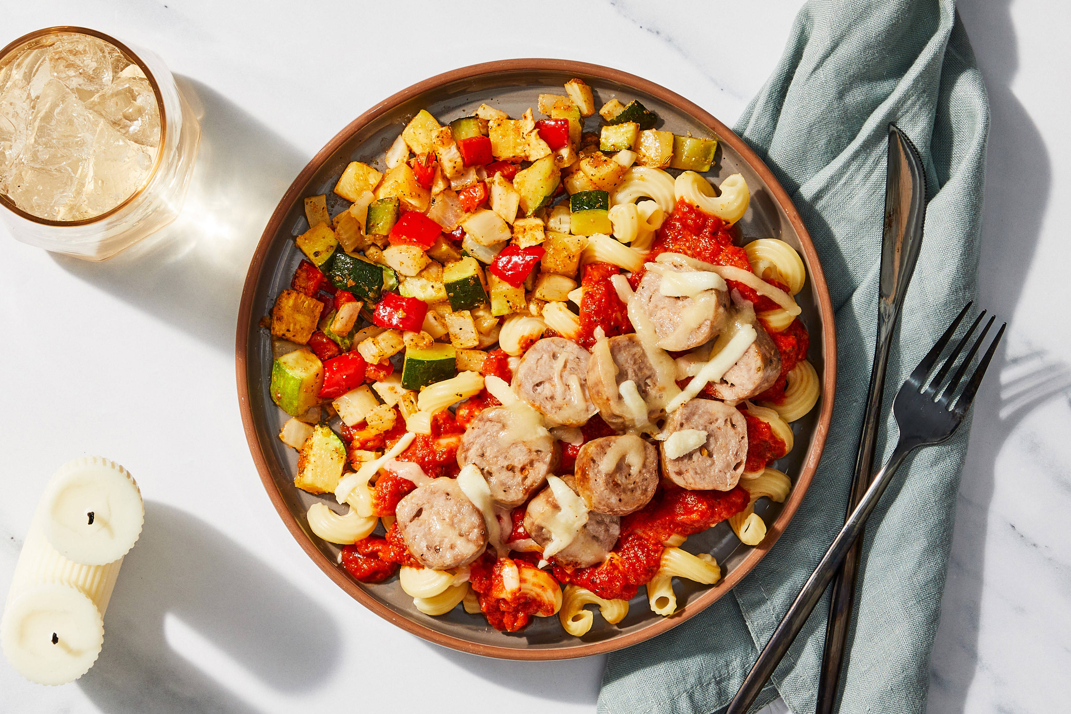 Italian Sausage & Marinara Cavatappi