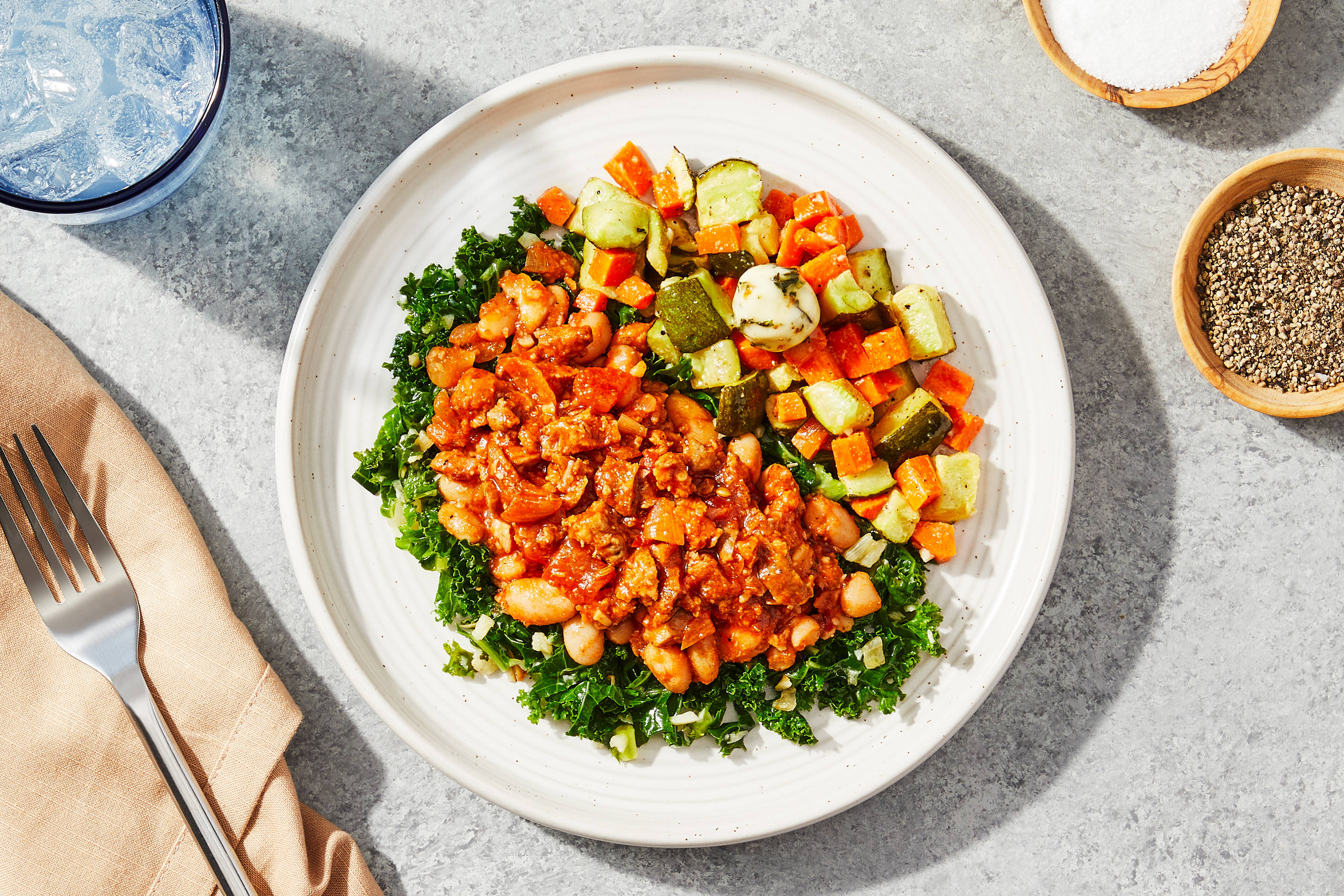 Italian Sausage, White Beans & Kale