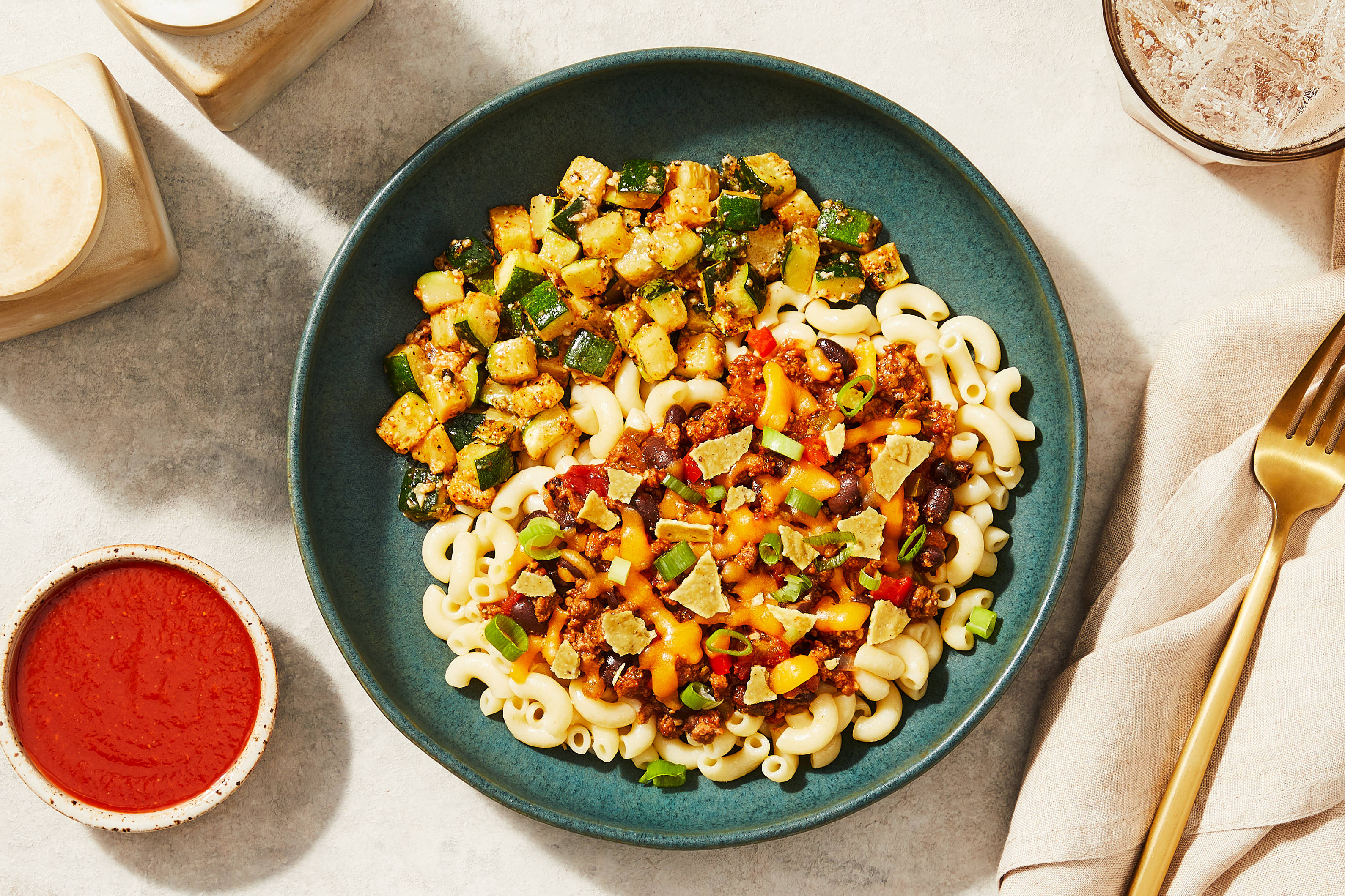 Loaded Beef Taco Macaroni