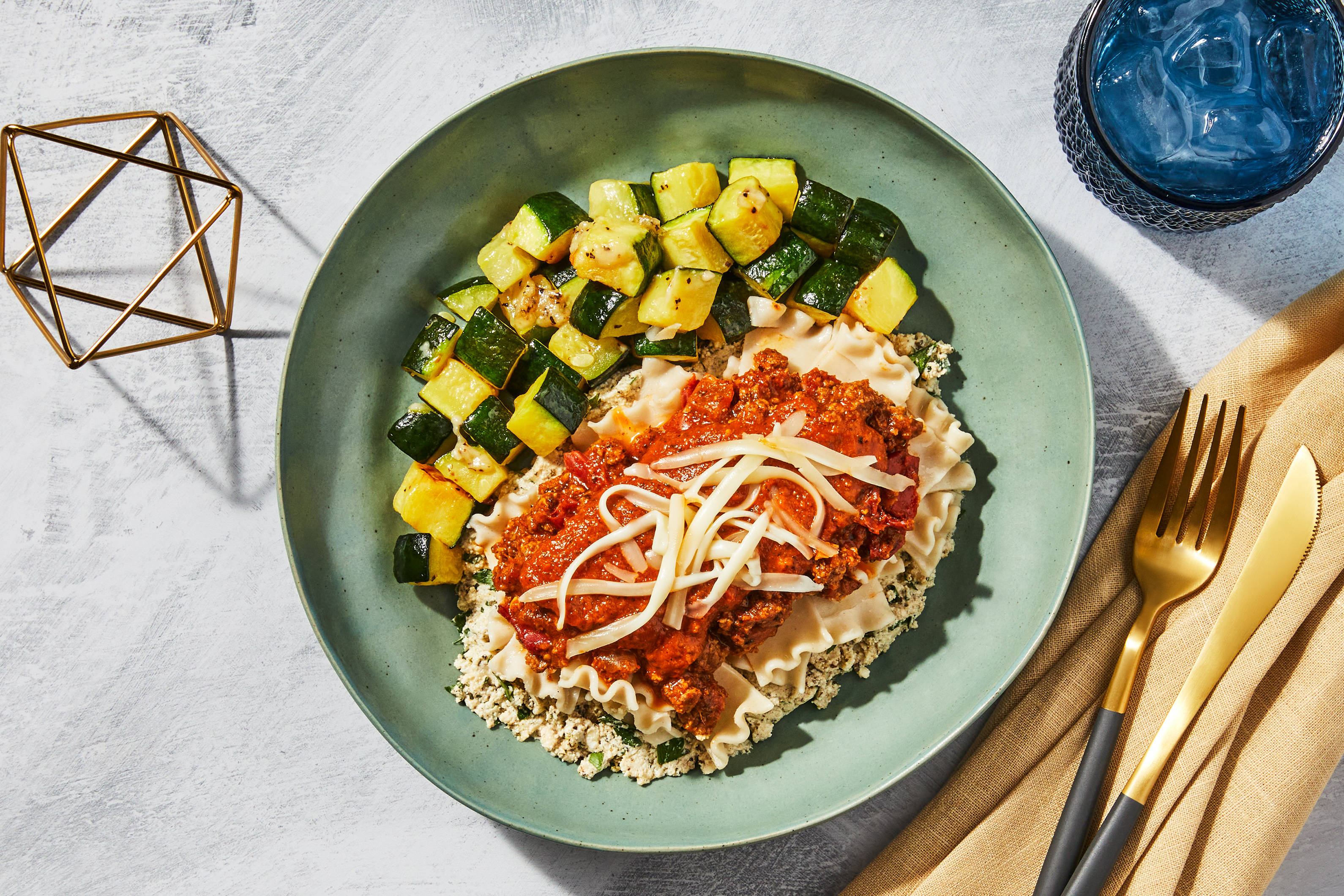 Mama's Beef Lasagna Bowl