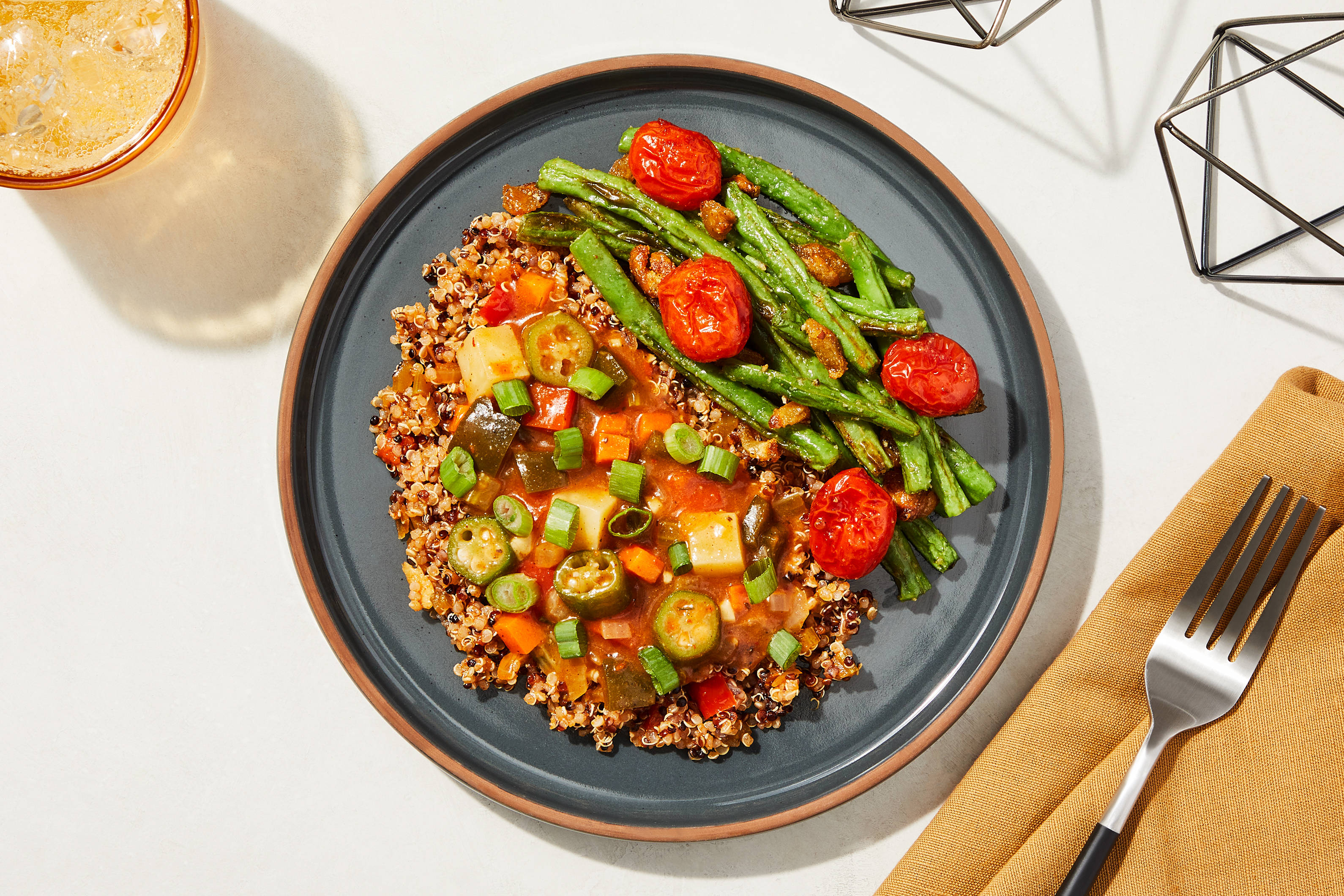 Mixed Vegetable & Okra Jambalaya