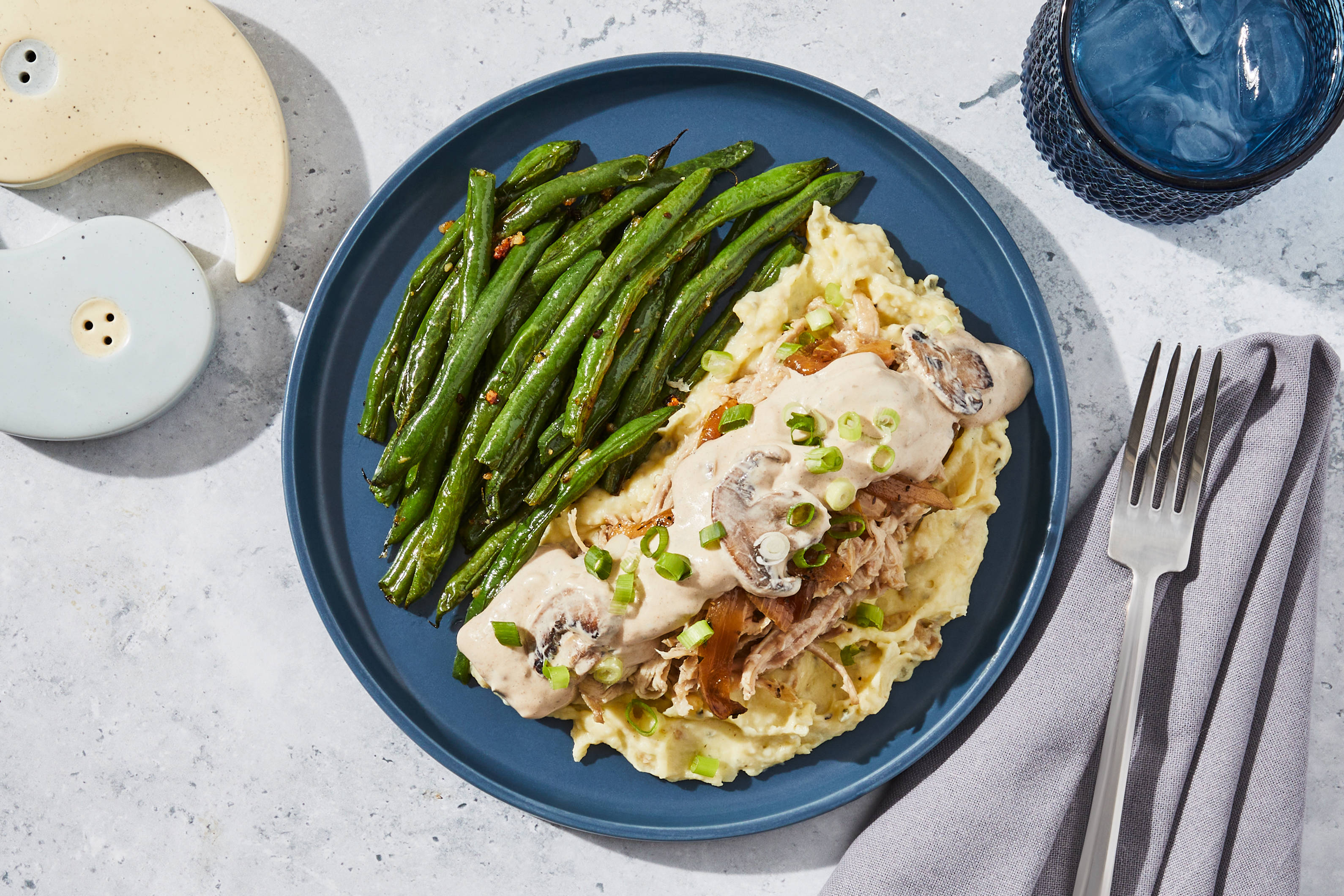 Mushroom Gravy Shredded Pork