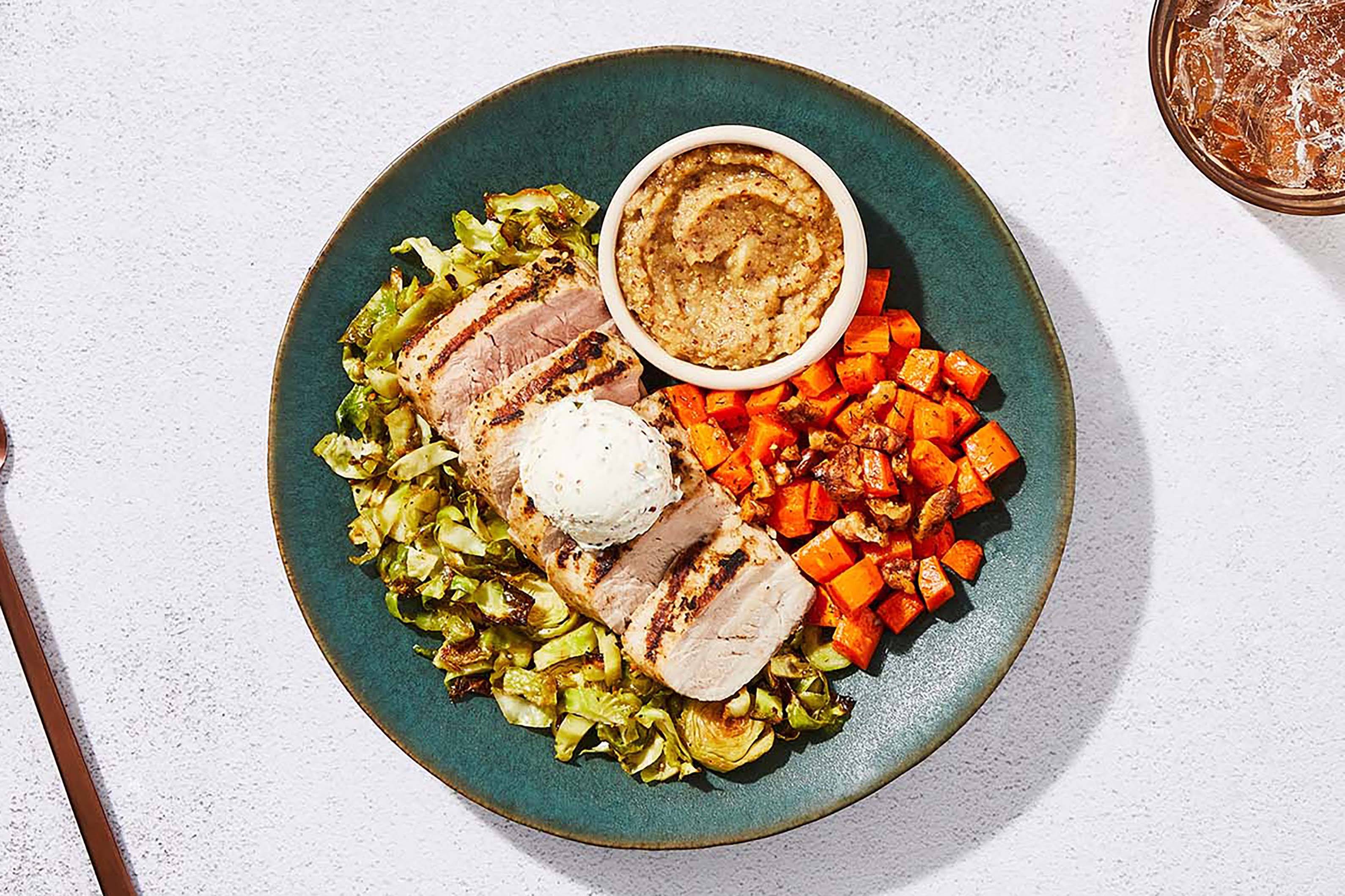 Mustard Herb Pork Tenderloin