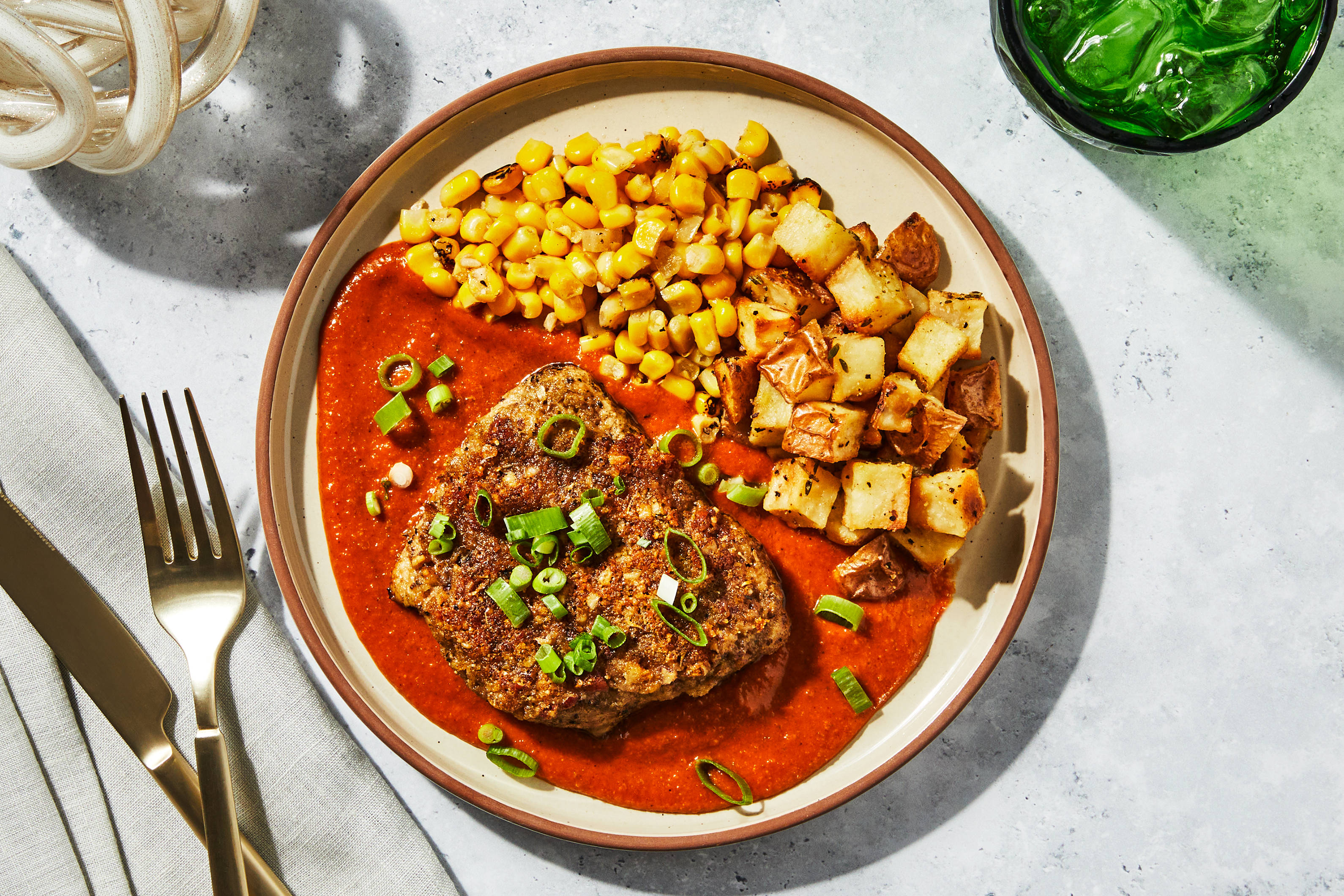 Pecan & Herb-Crusted Pork Chop