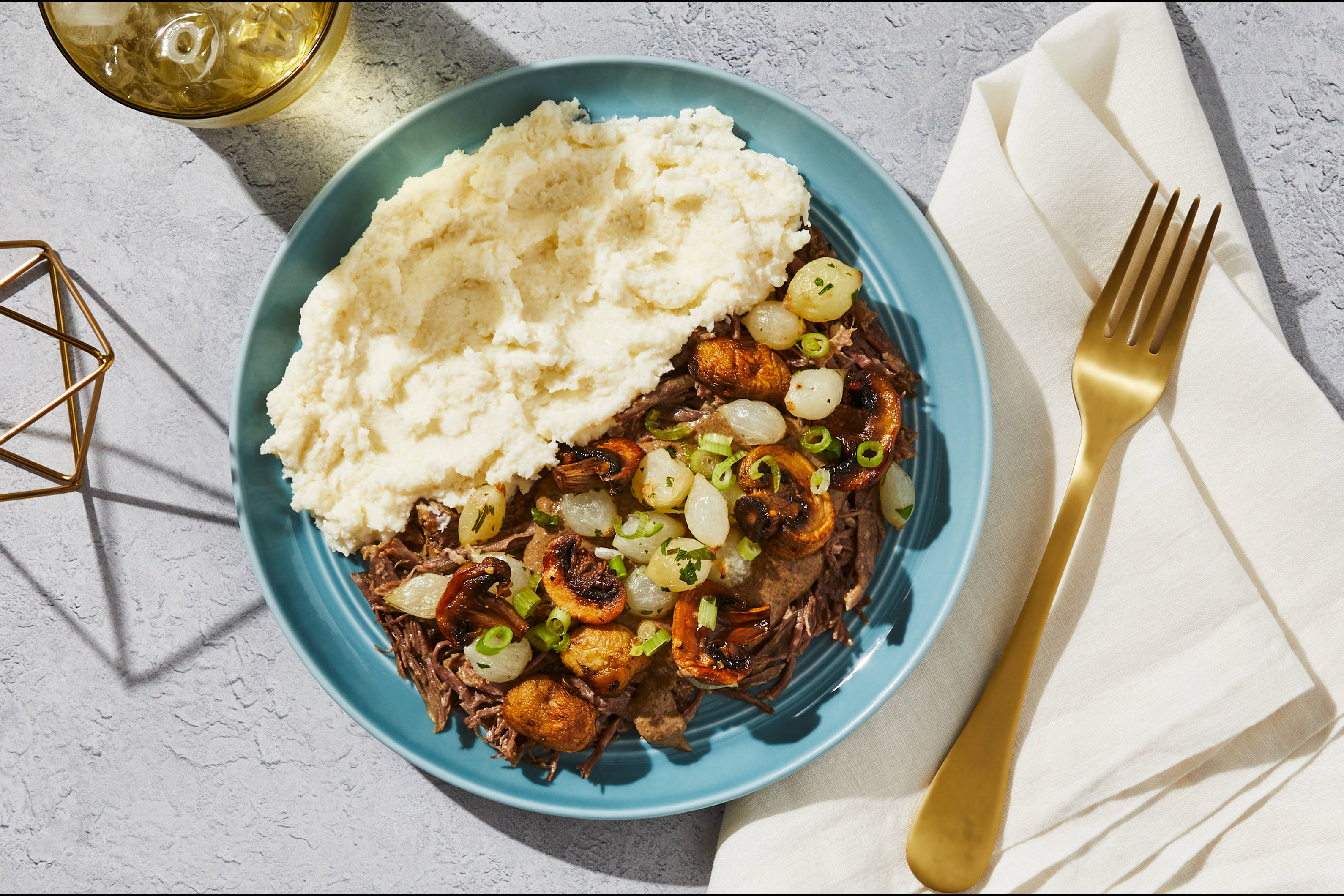 Porcini Cream Shredded Beef