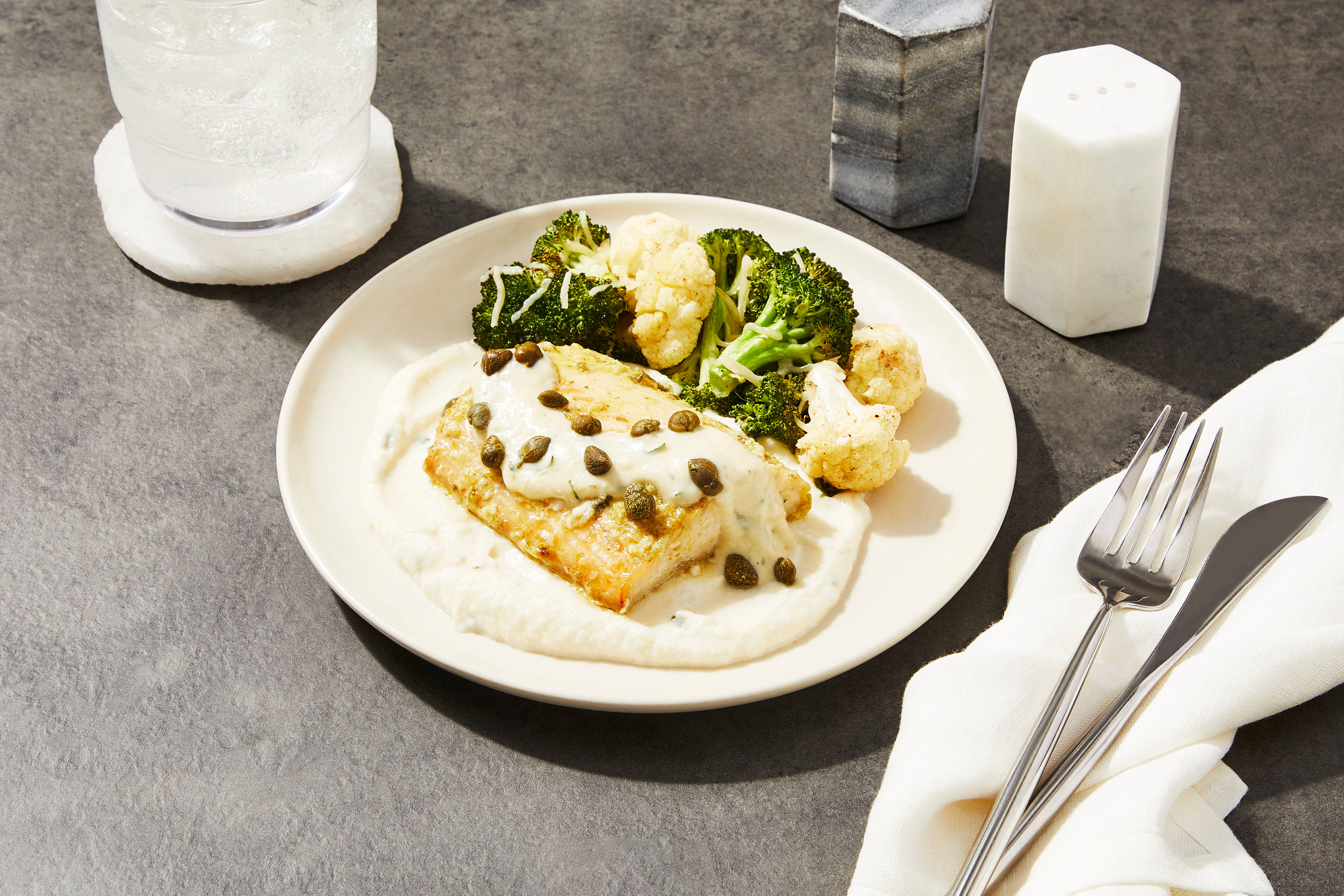 Roasted Mahi Piccata