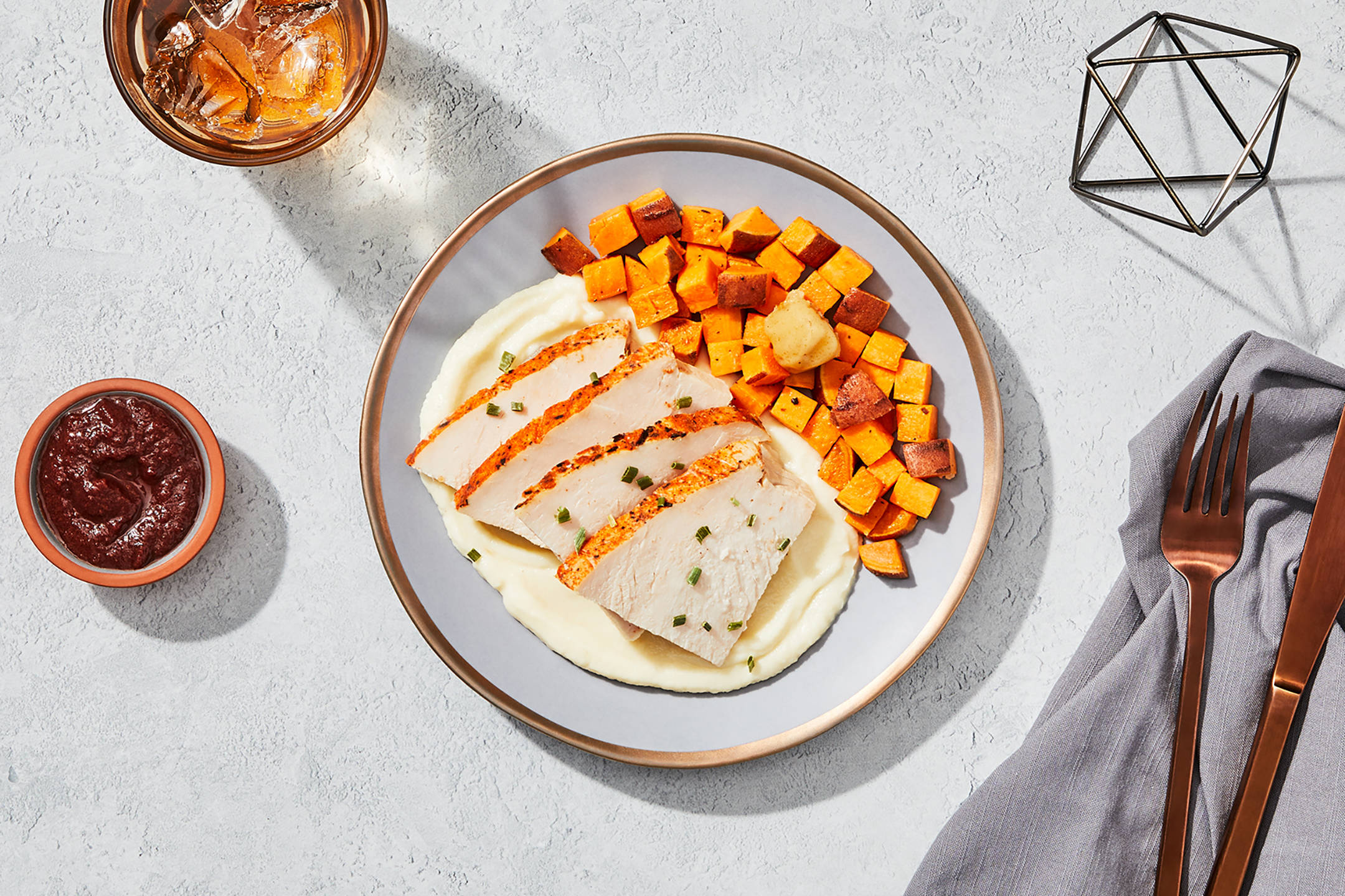 Roasted Turkey & Candied Yams