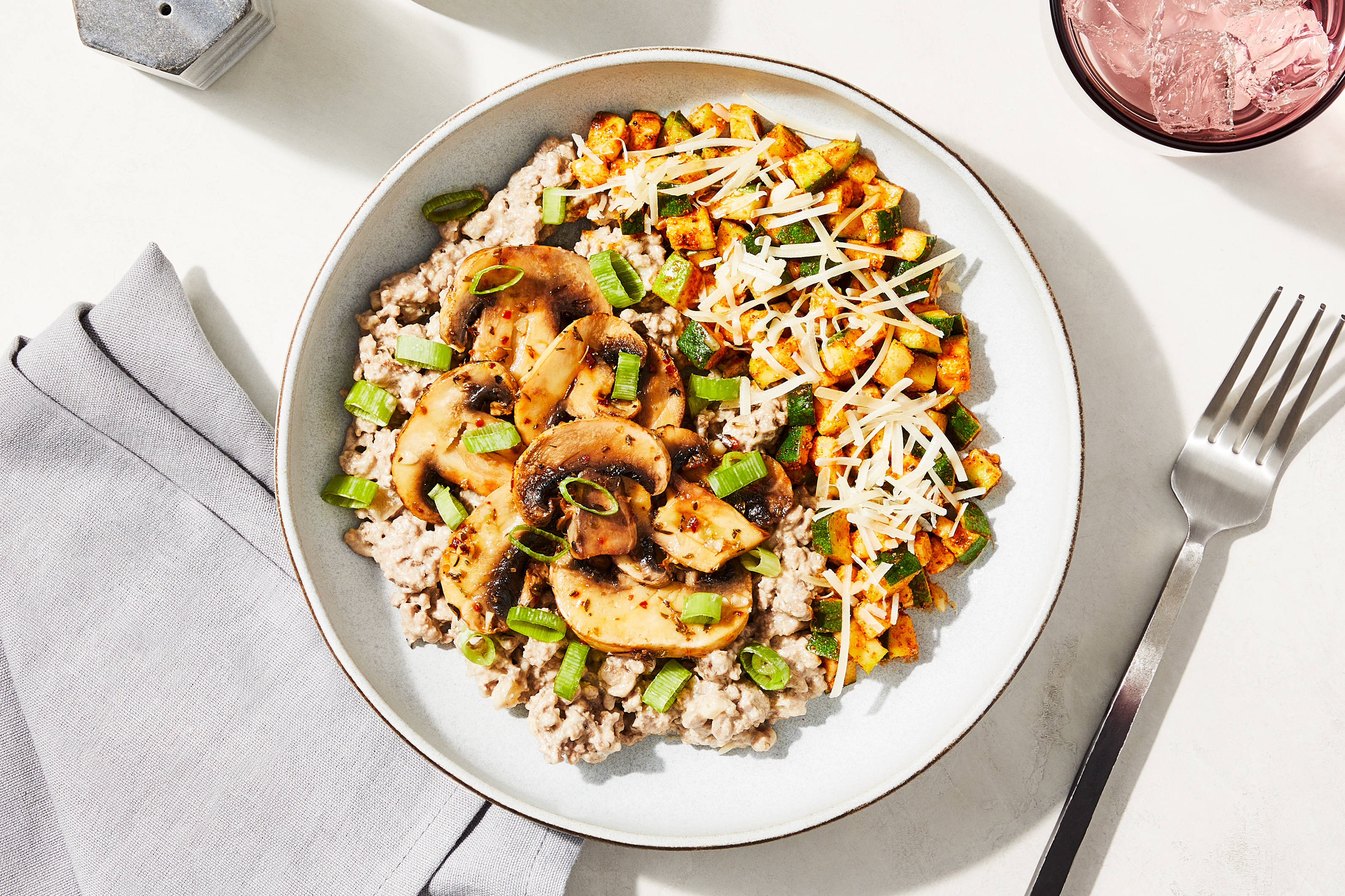 Savory Beef & Creamy Mushroom Sauce