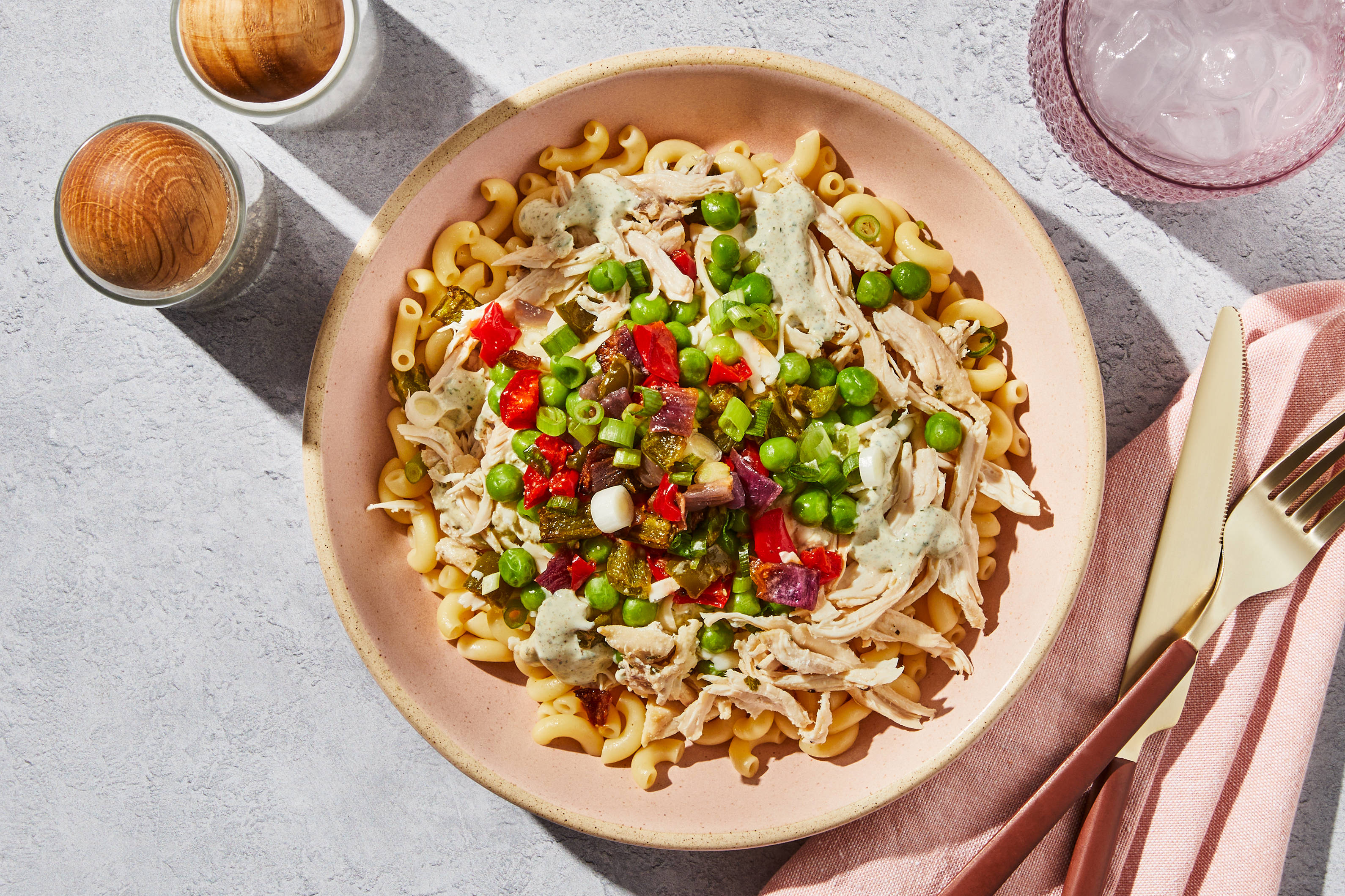 Shredded Chicken & Gouda Casserole