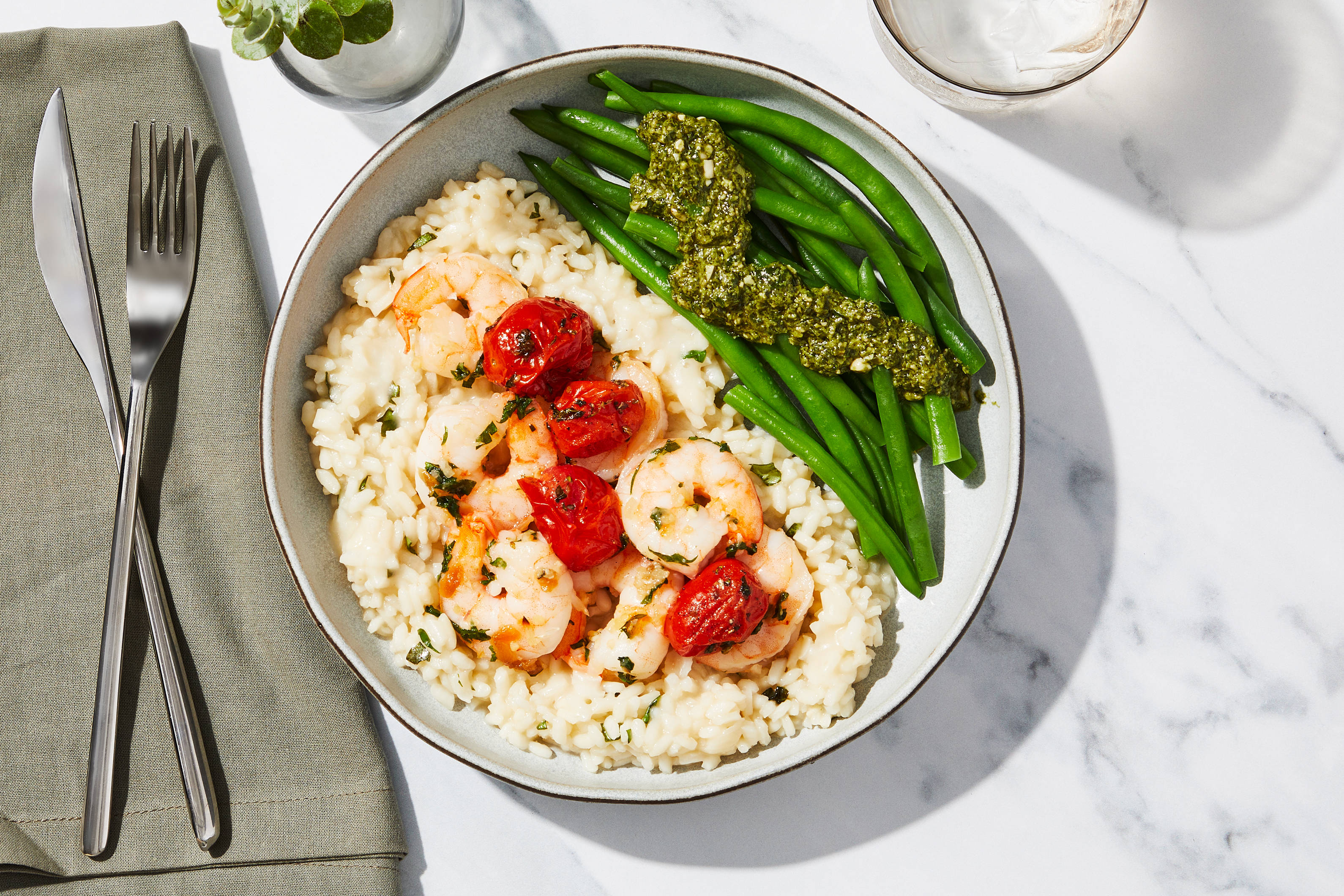 Shrimp & Asparagus Risotto