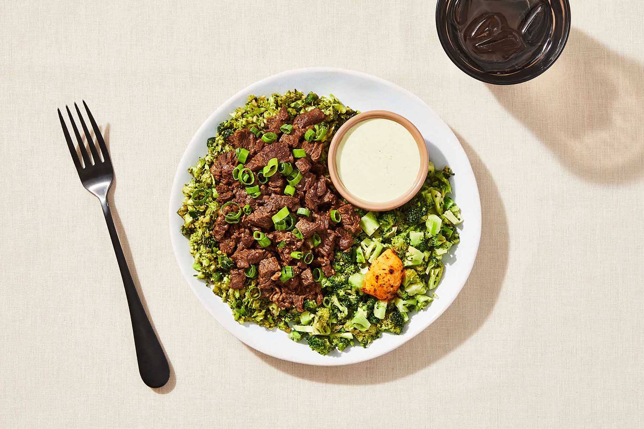 Skirt Steak & Broccoli Bowl