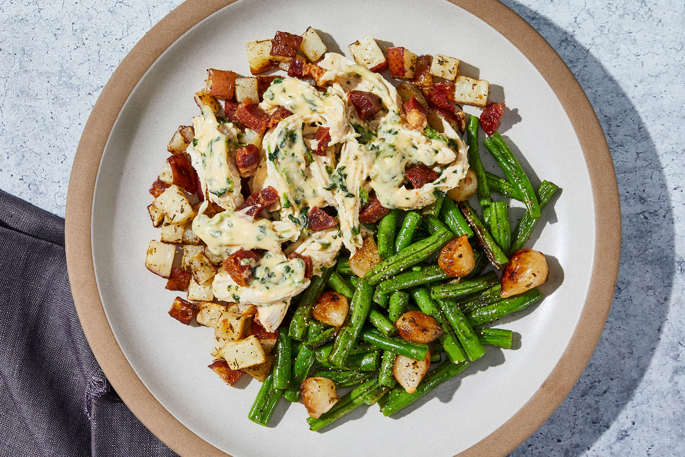 Smoked Gouda & Bacon Shredded Chicken