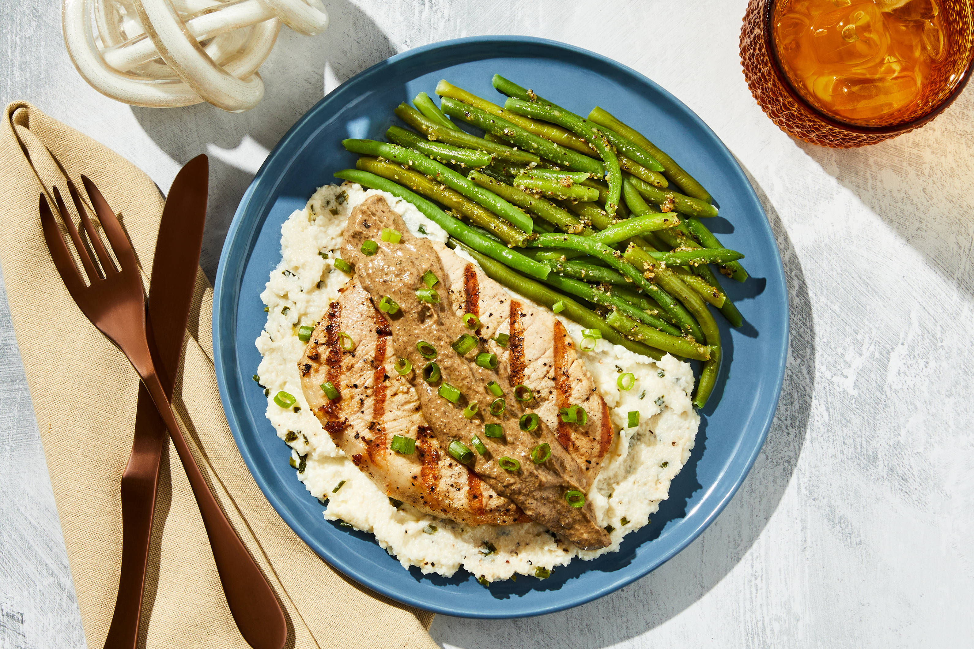 Smothered Mushroom Pork Chop
