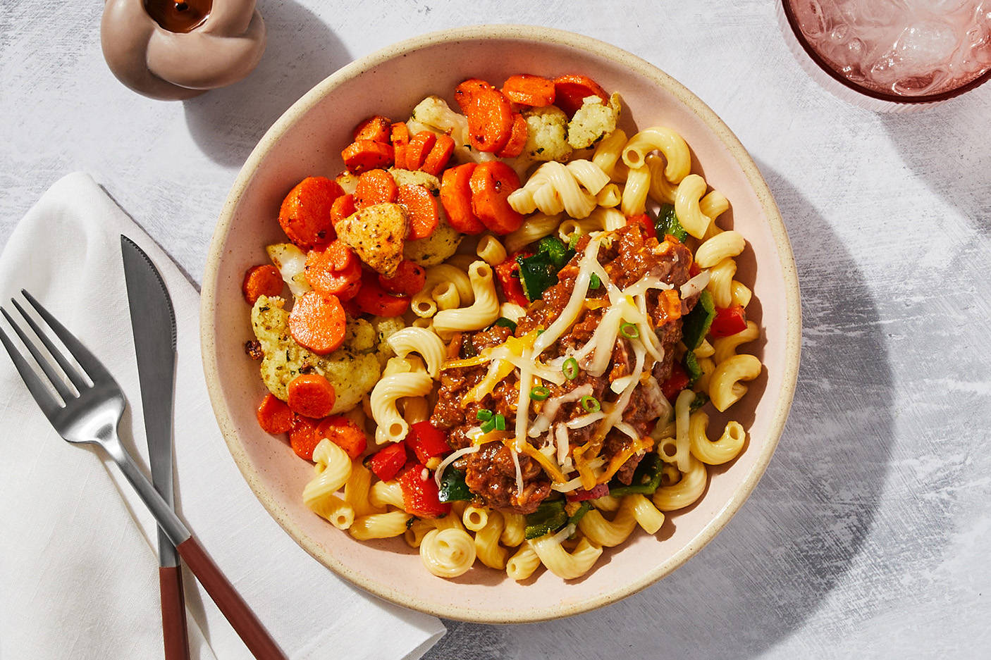 Spicy Chipotle Beef Cavatappi