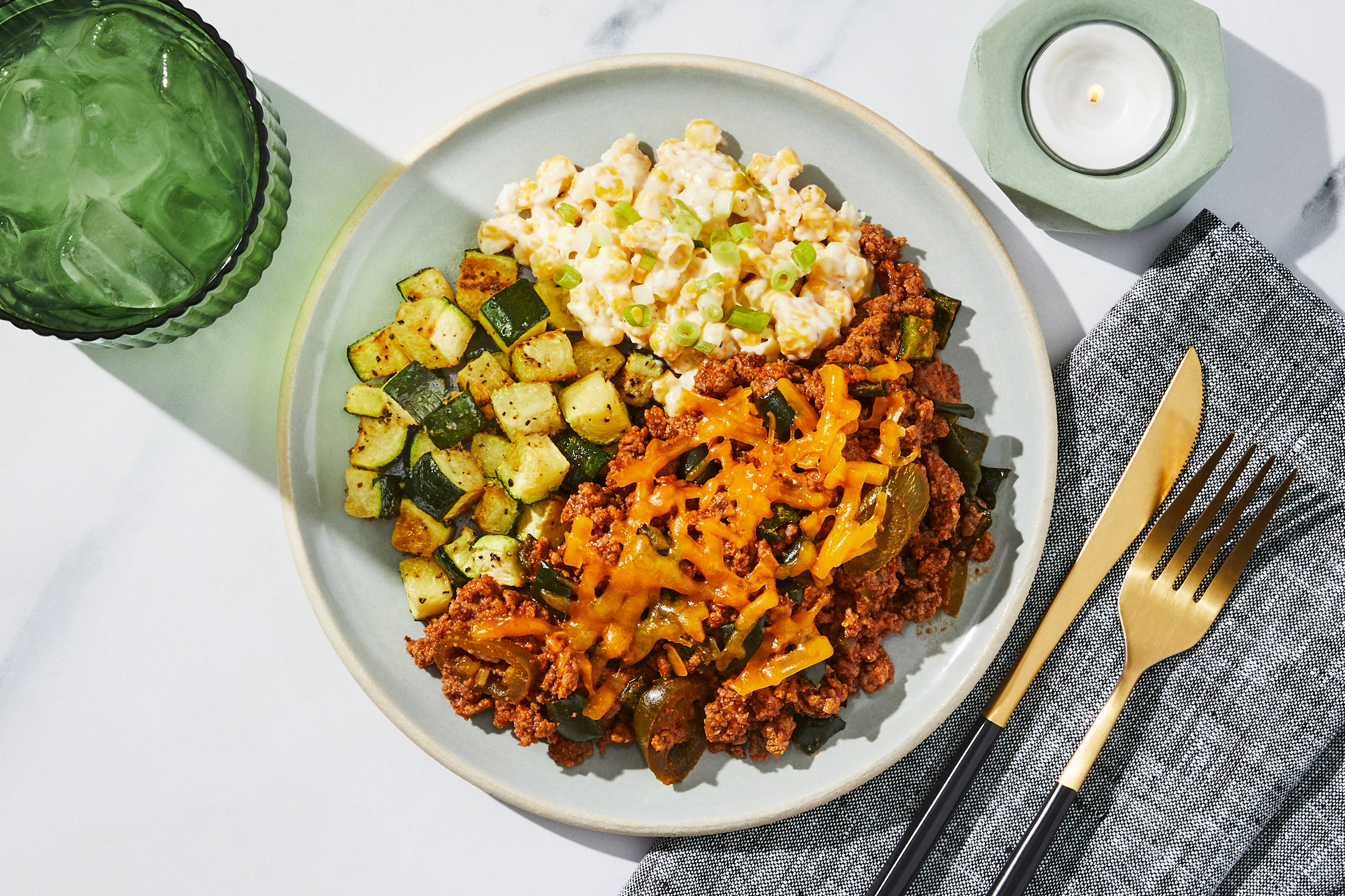 Spicy Turkey Poblano Bowl